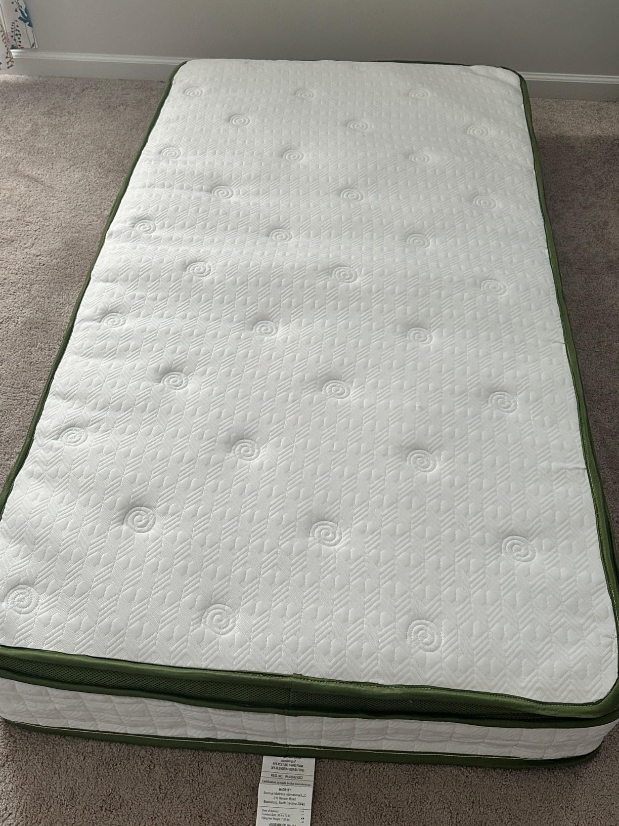BedStory Firm 13 Inch Mattress Queen, Luxury Hybrid Mattress for Back Pain Relief with Zoned Lumbar Support, Hotel Collection Deep Sleep Mattresses, 365 Nights Trial, 10-Year Warranty customer photo 1