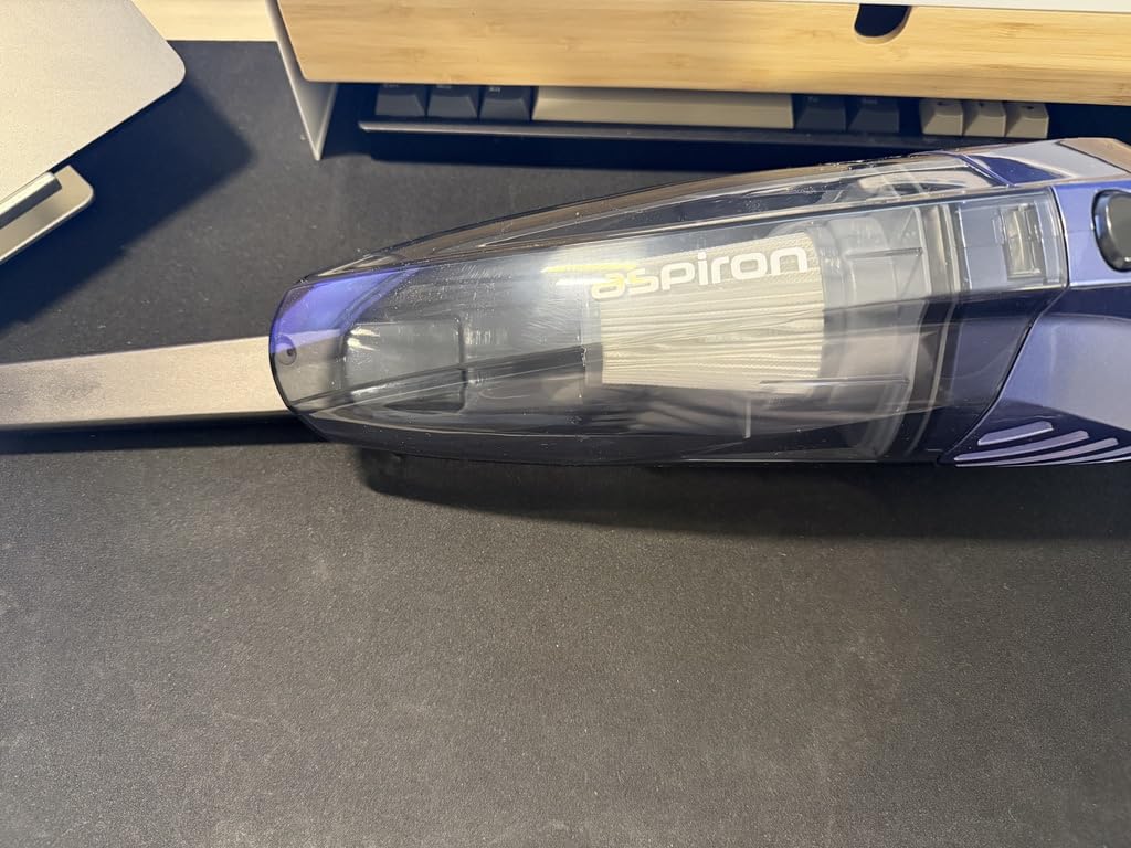 Aspiron Canister Vacuum, 1600W/40Kpa Canister Bagged Vacuum, 4QT Dust Bag, H13 HEPA Filter, 5 Tools, Pet-Friendly, Variable Power Control, for Carpets, Hardwood Floors, Stairs, Pet Hair, Household, Car customer photo 1