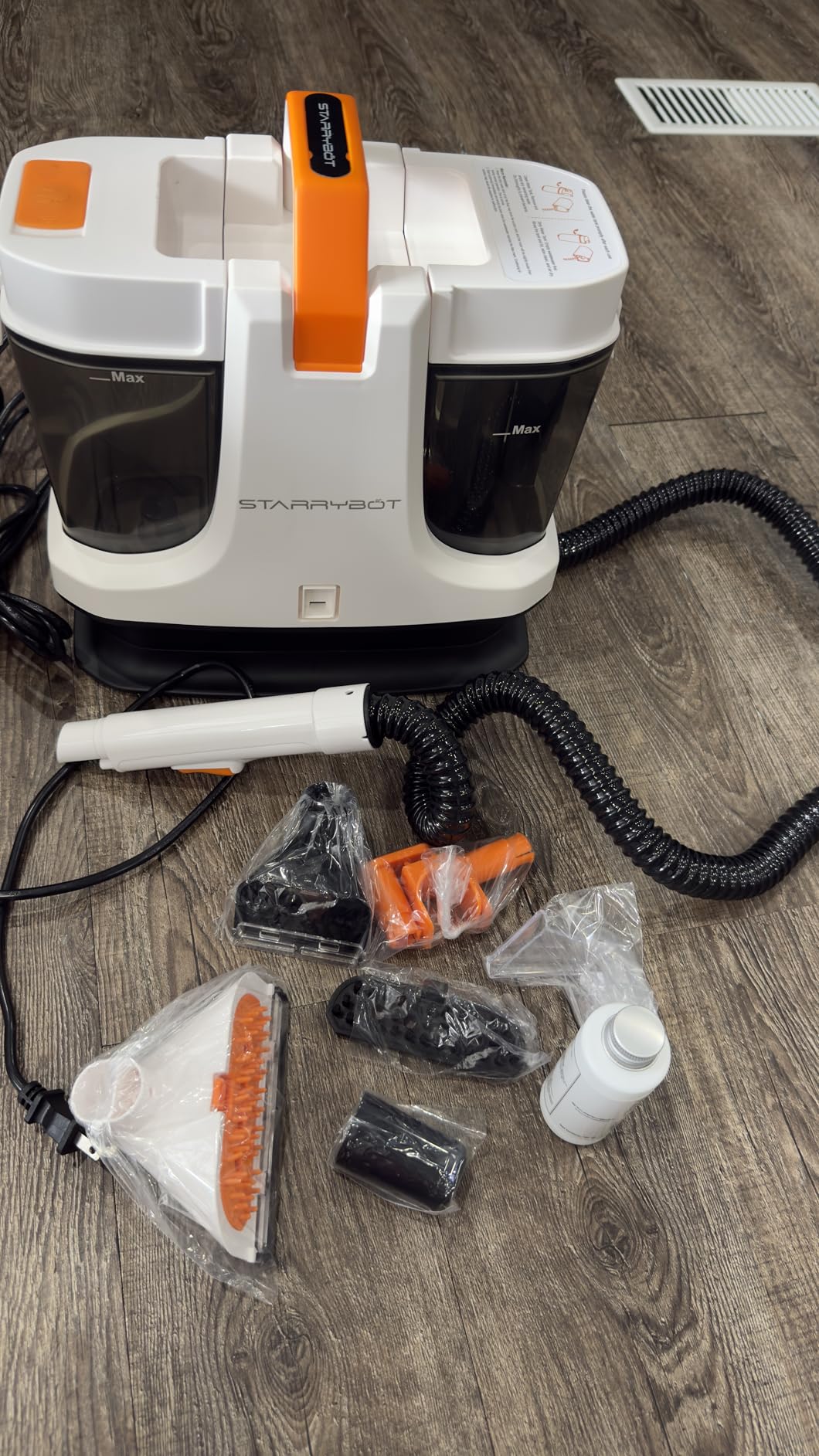 Starrybot Portable Carpet & Upholstery Cleaner Machine for Pets, Spot, Stain, Couch Cleaner Machine with 18Kpa Powerful Suction customer photo 1