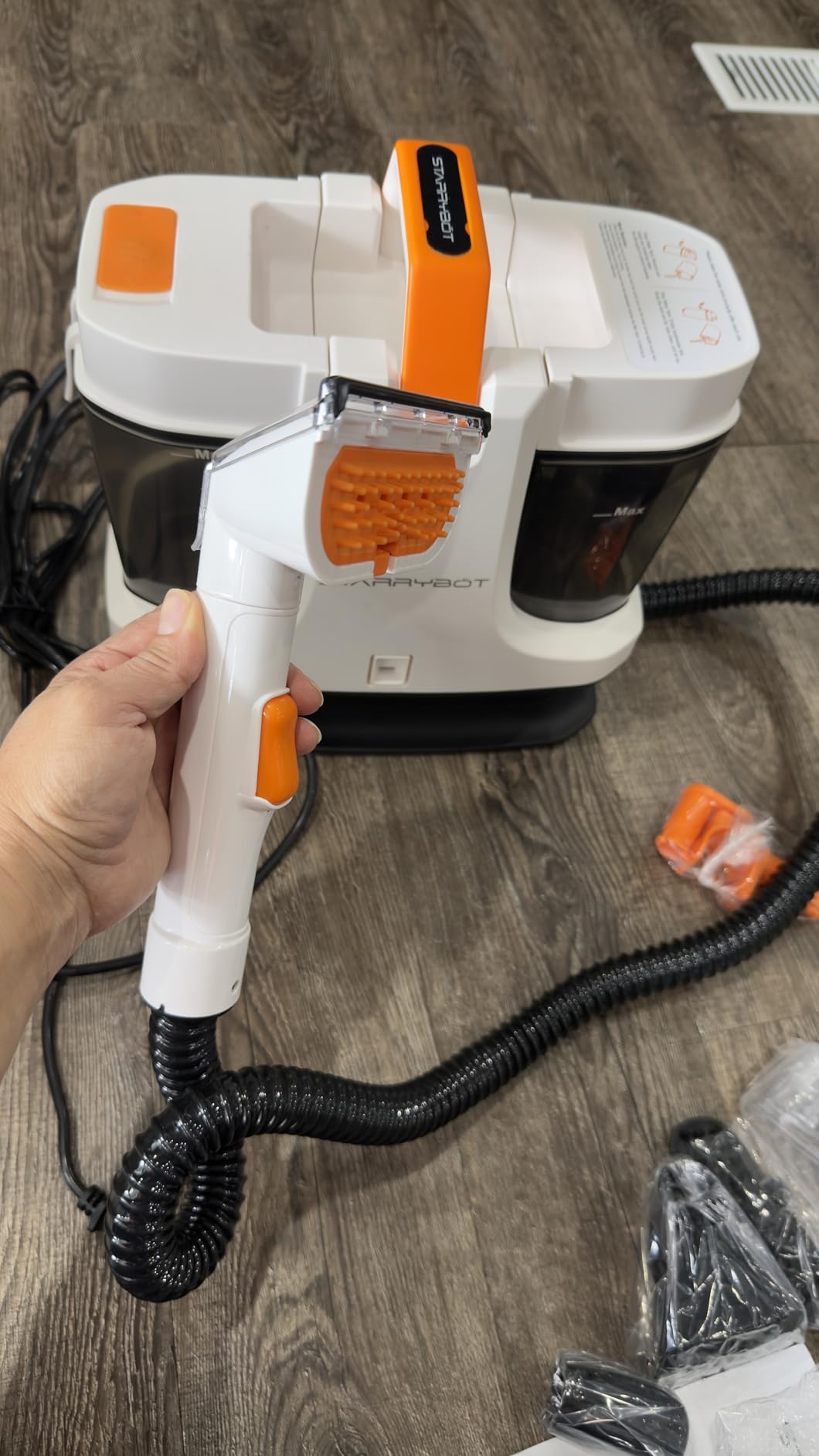 Starrybot Portable Carpet & Upholstery Cleaner Machine for Pets, Spot, Stain, Couch Cleaner Machine with 18Kpa Powerful Suction customer photo 2