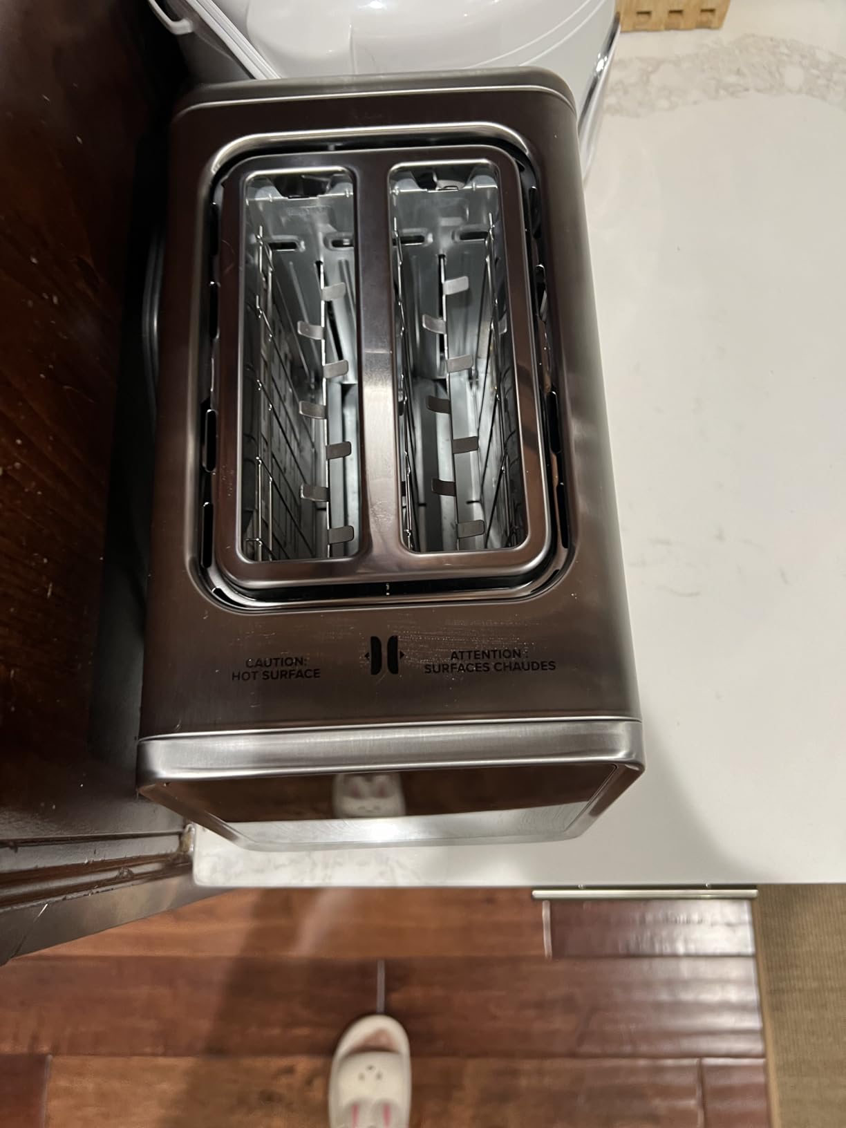 4 Slice Toaster with Dual Touchscreen, 1800W Stainless Steel Dual Zone Independent Control Extra Wide Slot 1.5 Inch, Smart BreadID Timer for Bagel Waffle, Kitchen Essentials customer photo 2