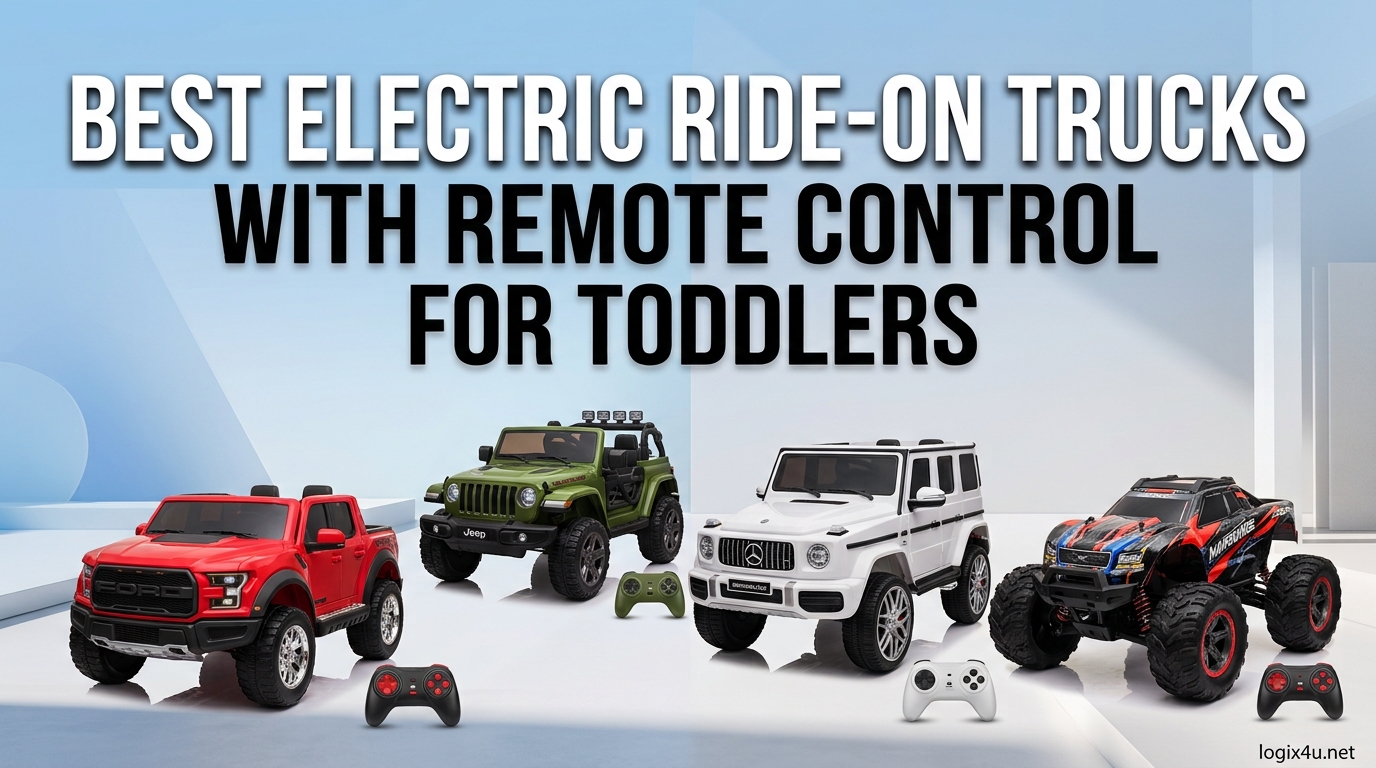 Best Electric Ride-On Trucks with Remote Control for Toddlers