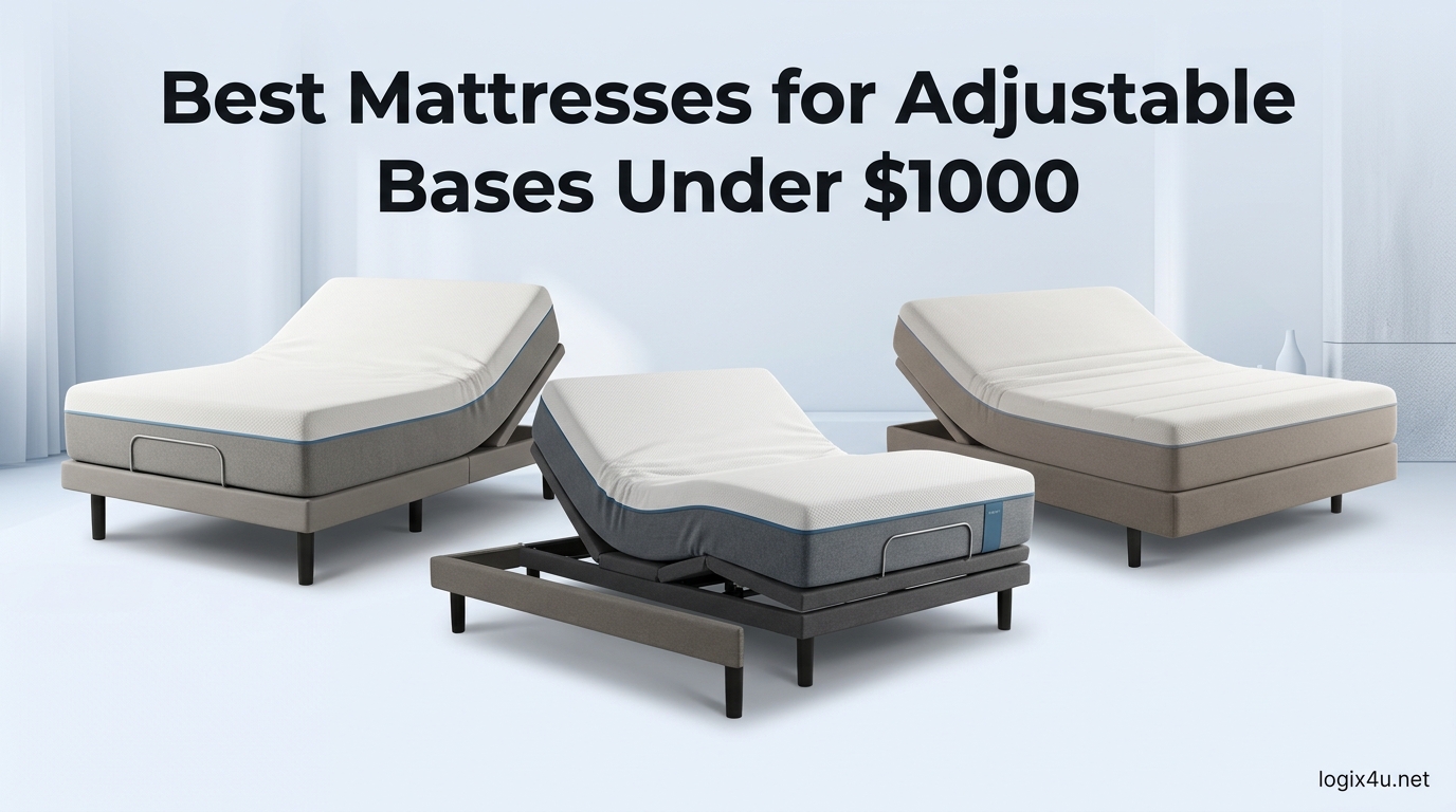 Best Mattresses for Adjustable Bases Under $1000