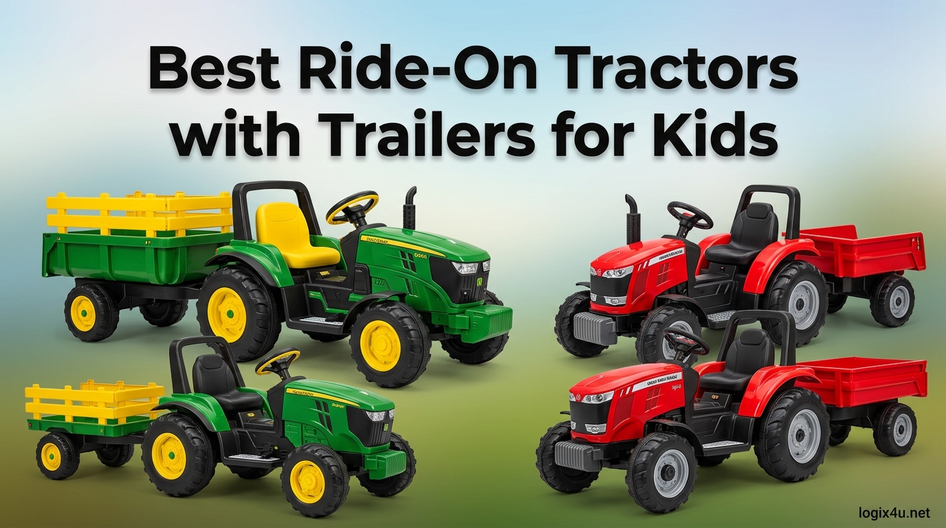 Best Ride-On Tractors with Trailers for Kids