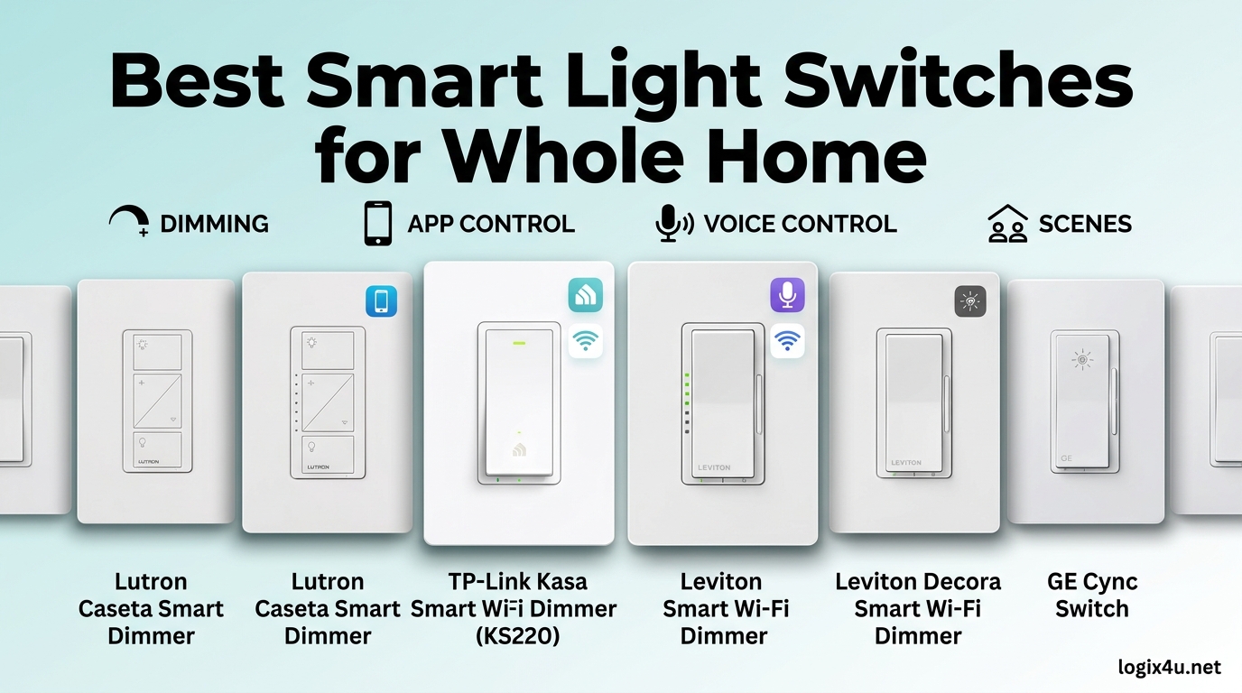 Best Smart Light Switches for Whole Home