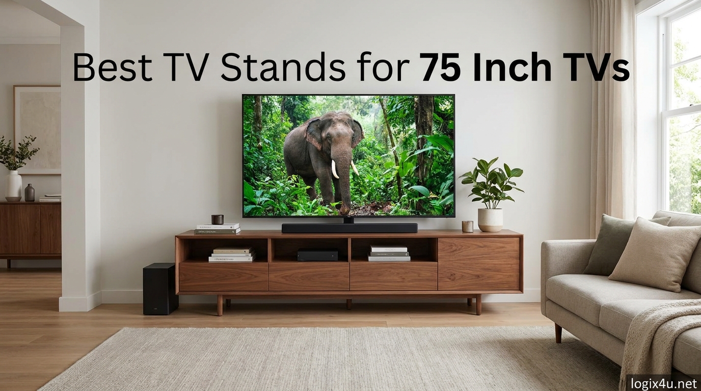 Best TV Stands for 75 Inch TVs