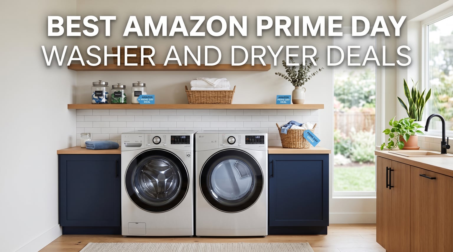 Best Amazon Prime Day Washer and Dryer Deals