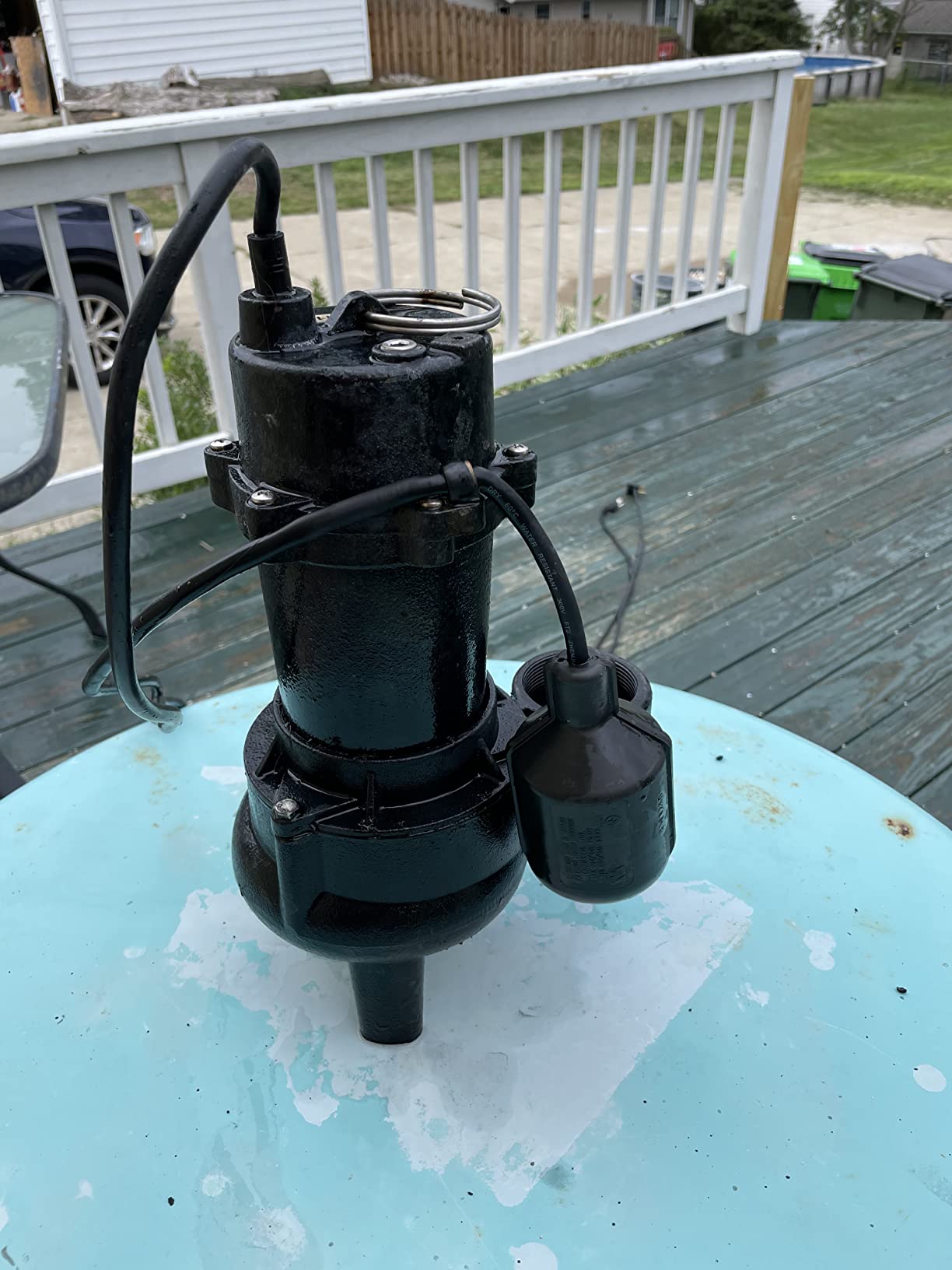 WAYNE RPP50 1/2 HP Cast Iron Sewage Pump with Piggy Back Tether Float Switch - Up to 6,200 Gallons Per Hour customer photo 1