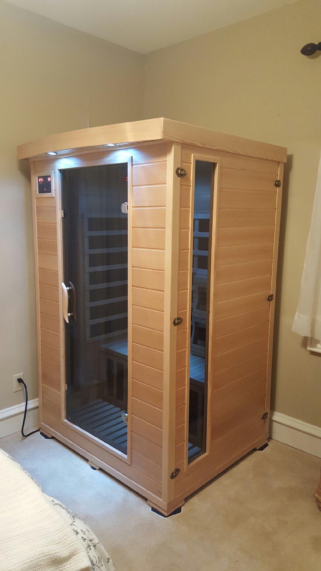Coronado 2-Person Hemlock Deluxe Infrared Sauna with 6 Carbon Heaters customer photo 1