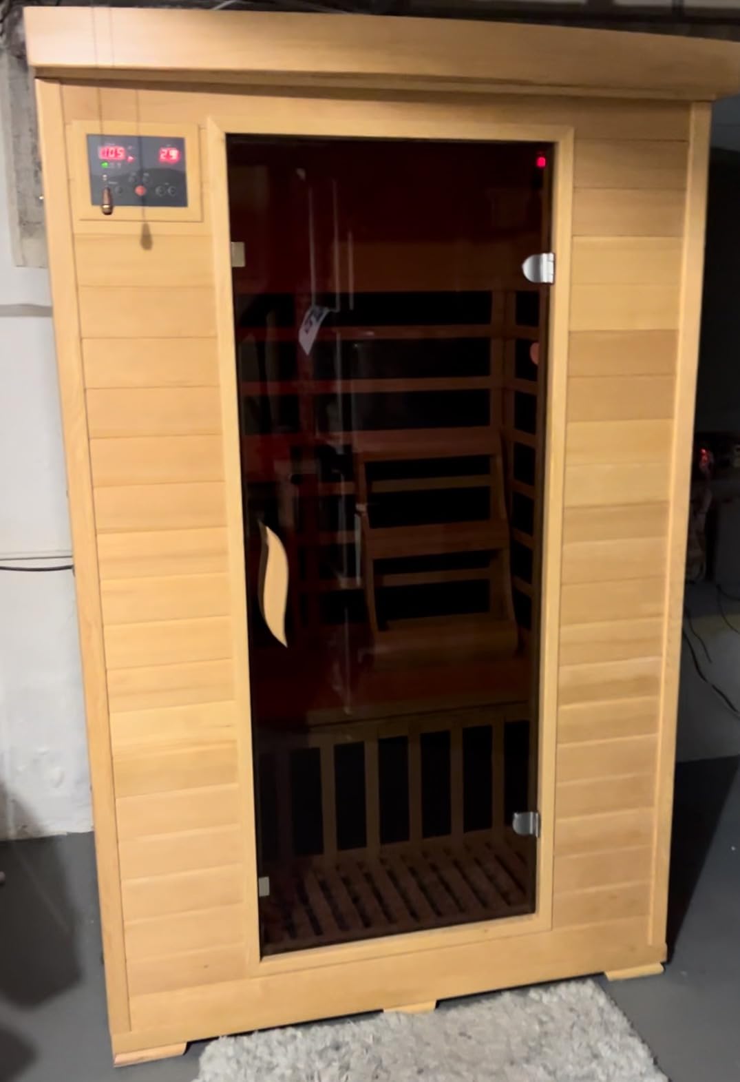 Coronado 2-Person Hemlock Deluxe Infrared Sauna with 6 Carbon Heaters customer photo 2