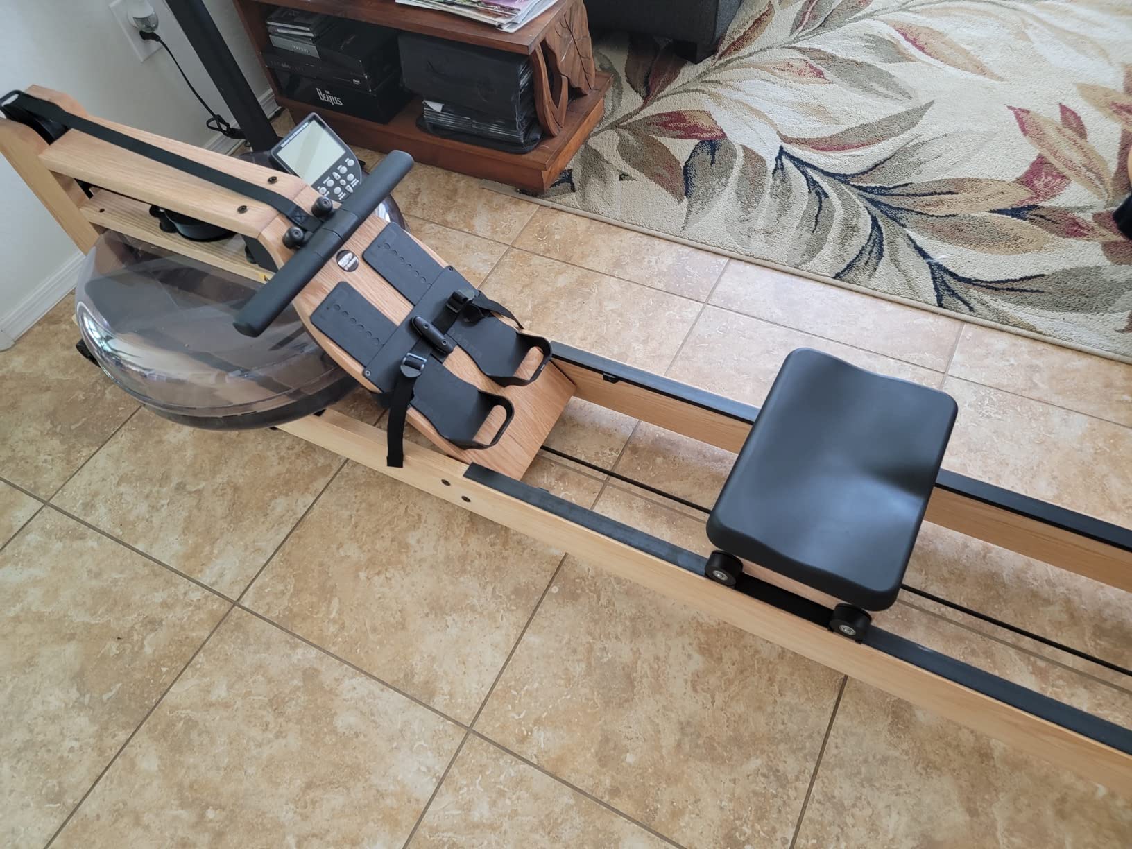 WaterRower Rowing Machine with S4 BLE Monitor | USA Made Water Rower | Original Handcrafted Erg Row Machine for Home Use & Gym customer photo 1