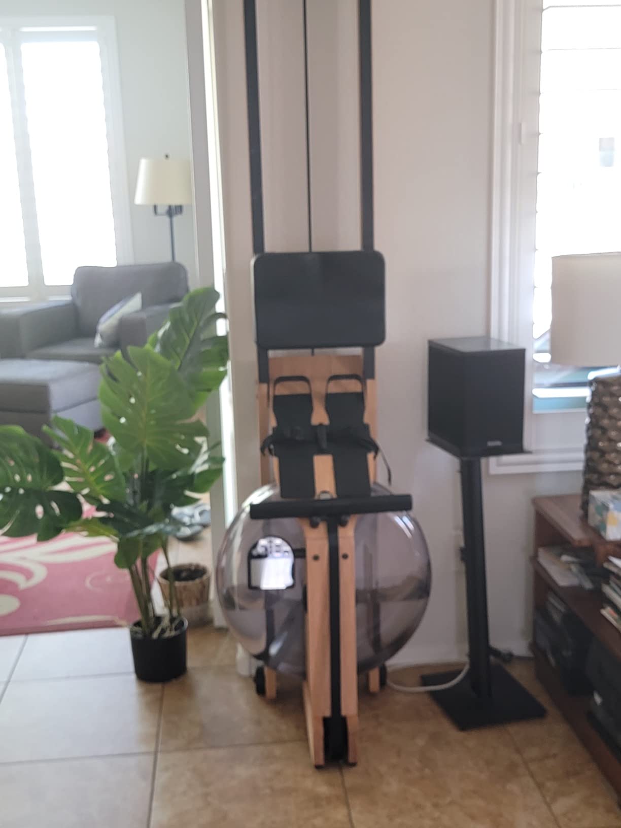 WaterRower Rowing Machine with S4 BLE Monitor | USA Made Water Rower | Original Handcrafted Erg Row Machine for Home Use & Gym customer photo 2