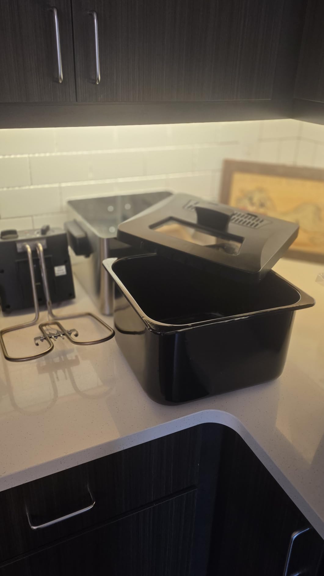 Hamilton Beach Professional Style Electric Deep Fryer With 3 Baskets | 4.5 Liter / 19 Cup Oil Capacity | 1800 Watts | Lid With View Window | Easy Detach Magnetic Cord | Stainless Steel | 35034G customer photo 2