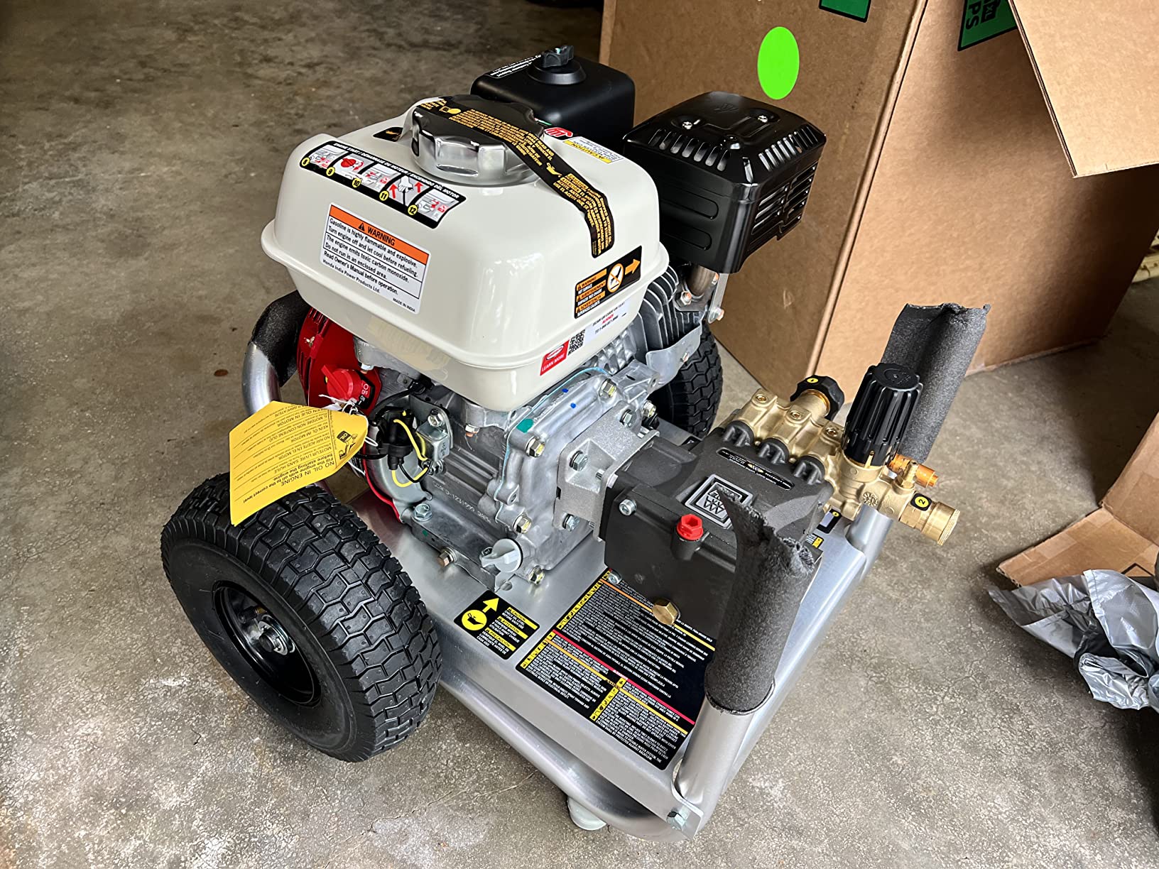 Simpson 3600 PSI Gas Pressure Washer, 2.5 GPM Commercial Power Washer, Cold Water, Honda GX200 Engine, 35' Hose, Aluminum Series, 49-State Compliant (ALH3425) customer photo 1