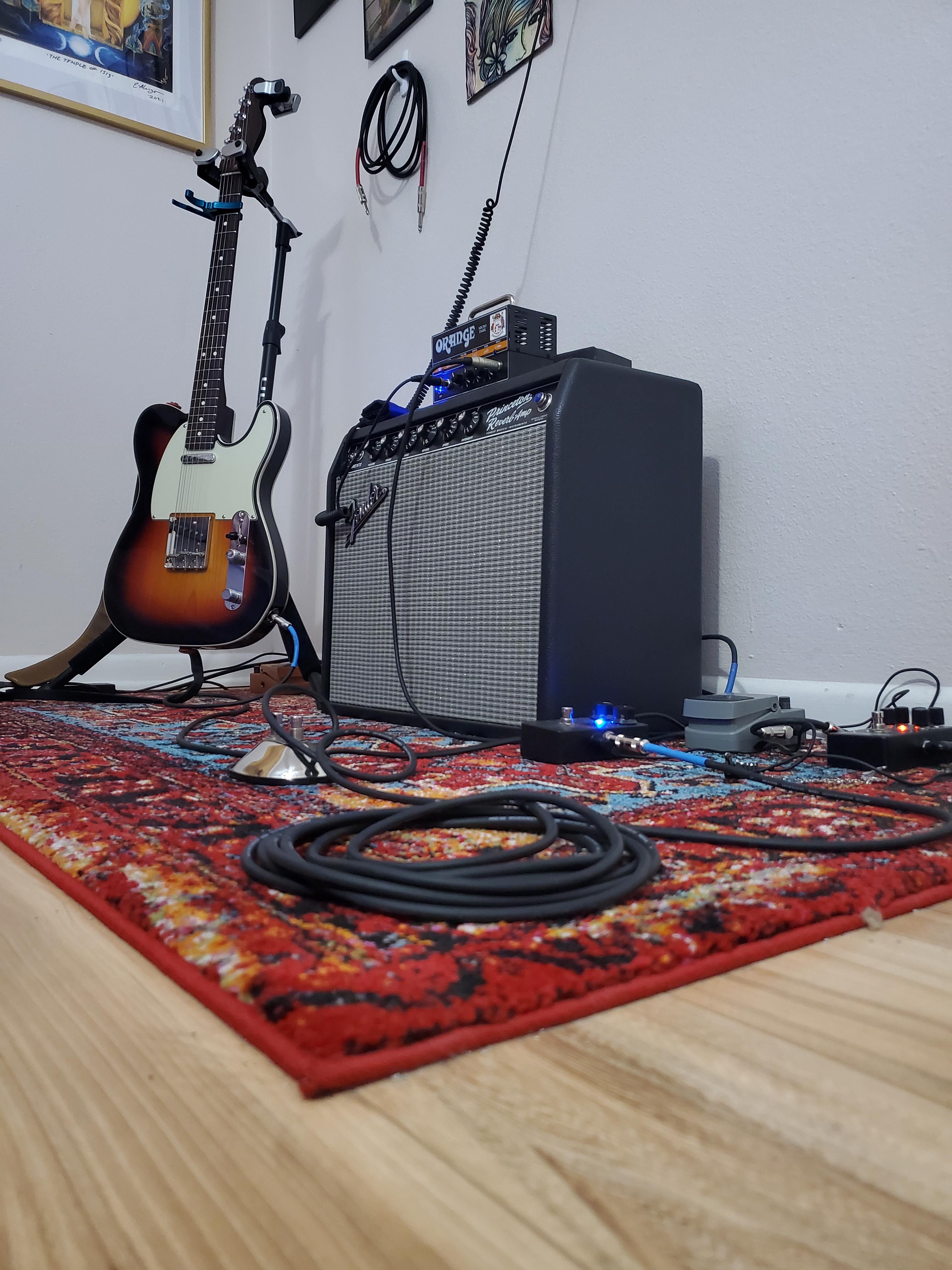 Orange Micro Dark Terror Mini Guitar Amp Head 20 Watts customer photo 2