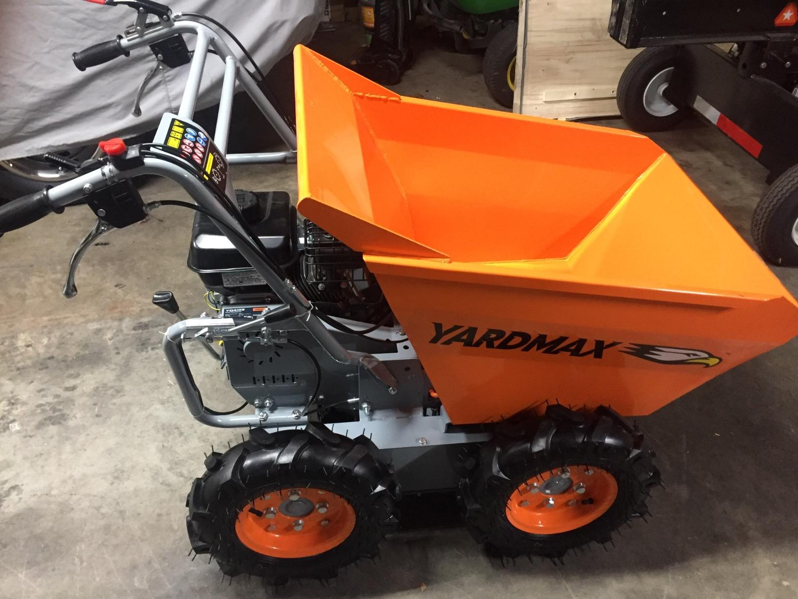 YARDMAX YD4103 Power Wheel Barrow, 660 lb. Capacity, Briggs CR950, 6.5 hp, 208cc customer photo 1