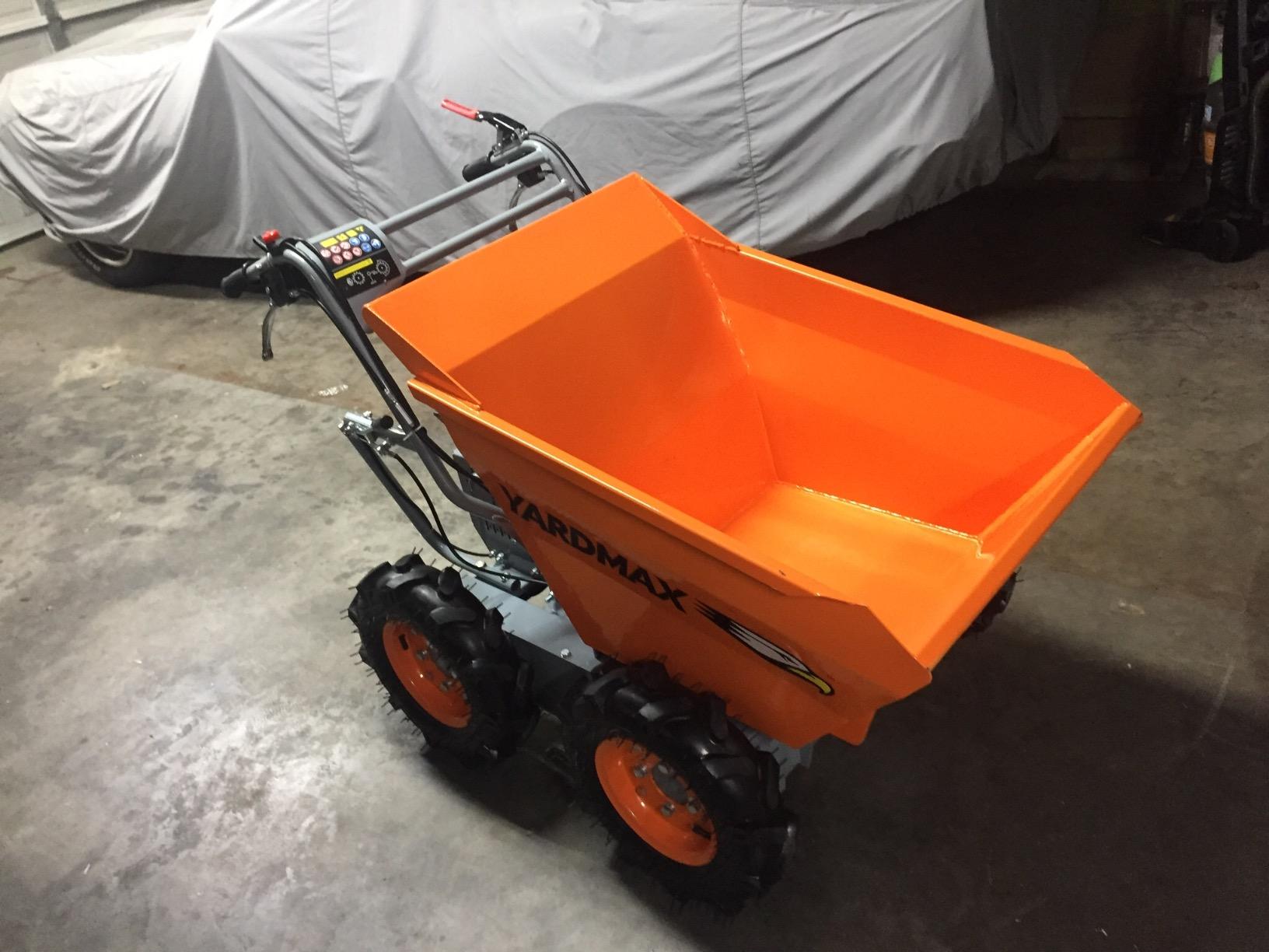 YARDMAX YD4103 Power Wheel Barrow, 660 lb. Capacity, Briggs CR950, 6.5 hp, 208cc customer photo 2