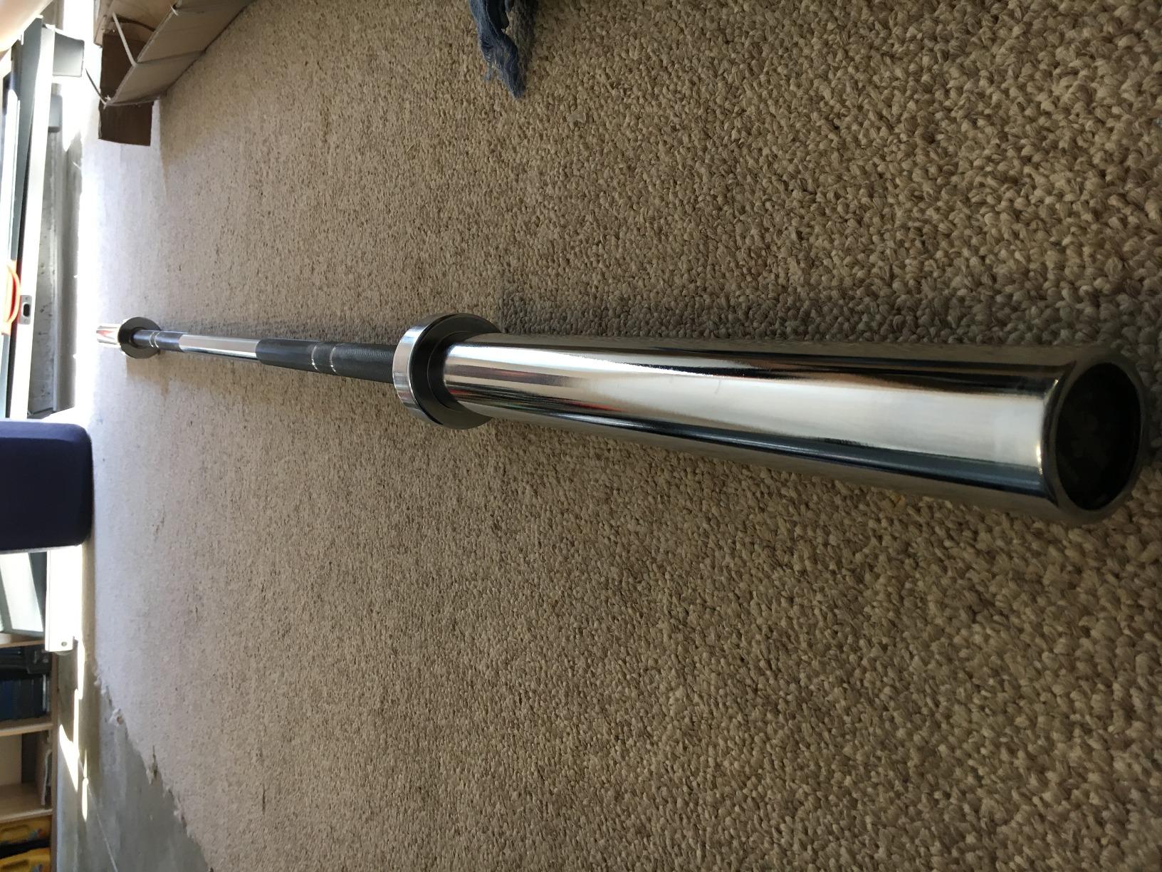 XMARK Lumberjack 7 Ft Olympic Barbell, 28mm Bar for Squat Bench Deadlift & Olympic Lifts, 1000 lb Capacity customer photo 1