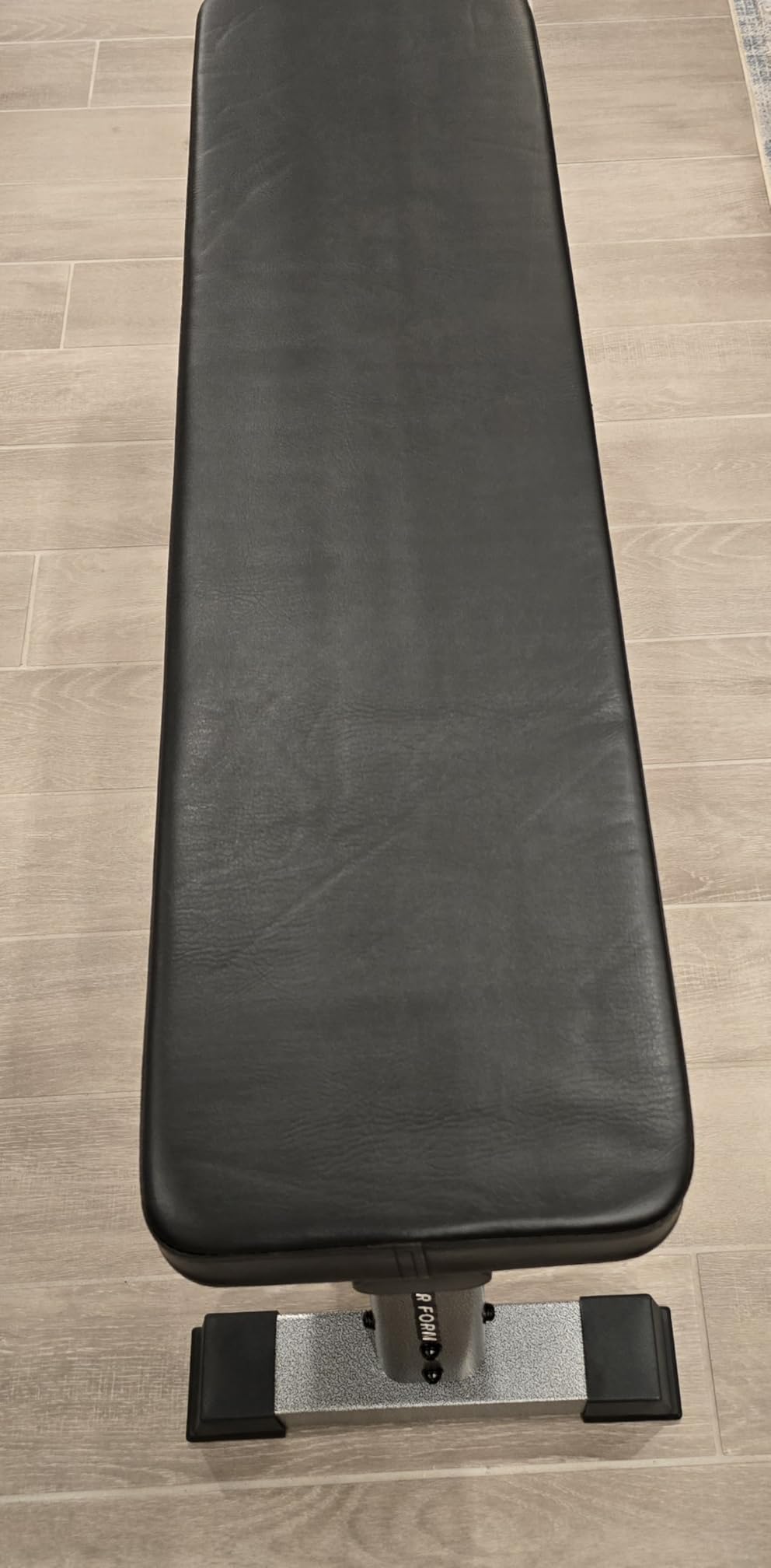 Finer Form Gym Quality Foldable Flat Bench for Multi-Purpose Weight Training and Ab Exercises customer photo 1