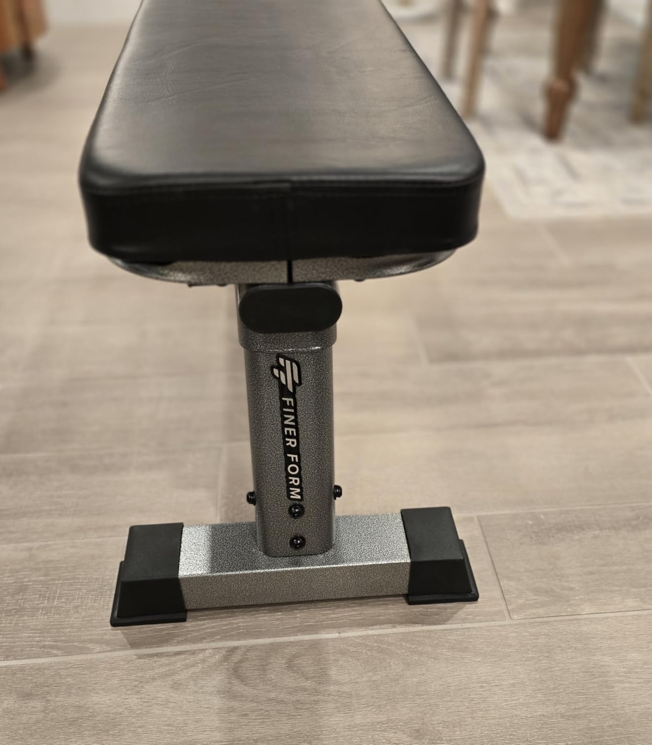 Finer Form Gym Quality Foldable Flat Bench for Multi-Purpose Weight Training and Ab Exercises customer photo 2