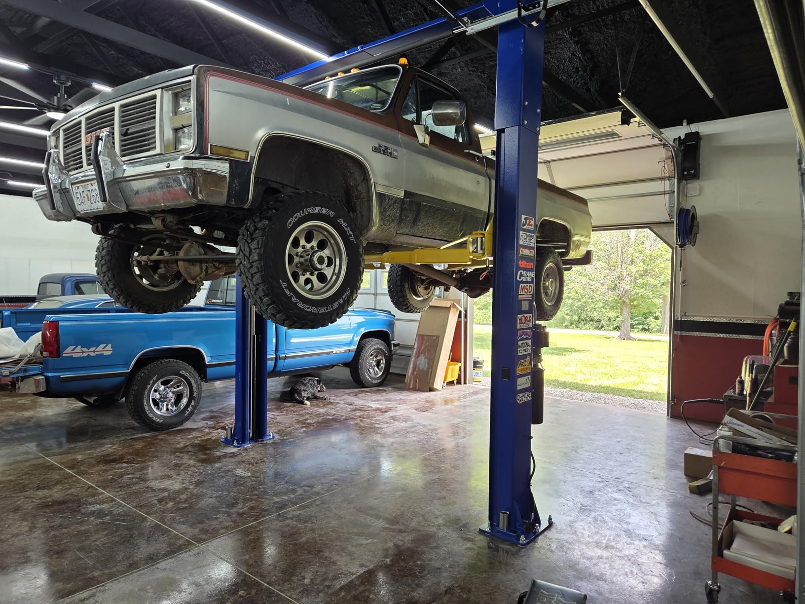 APlusLift HW-10KOH-A 10000LB Two Post Overhead Clear Floor Car Lift/Industry Leading 3 Year Warranty customer photo 1