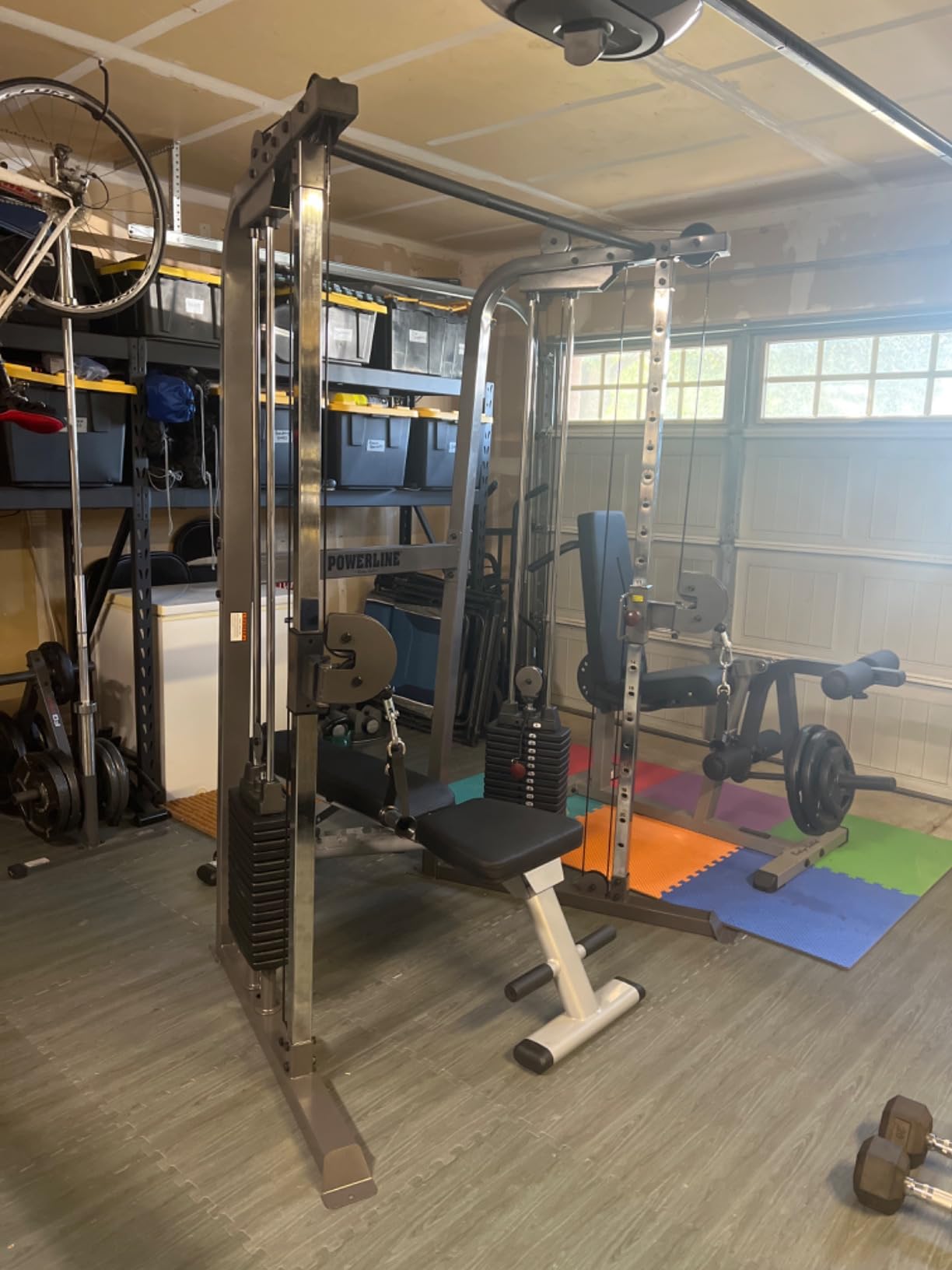 Body-Solid Powerline Cable Crossover Exercise Machine for Home & Commercial Gym, Functional Training Center with Dual Weights Stack for Cable Workout customer photo 2