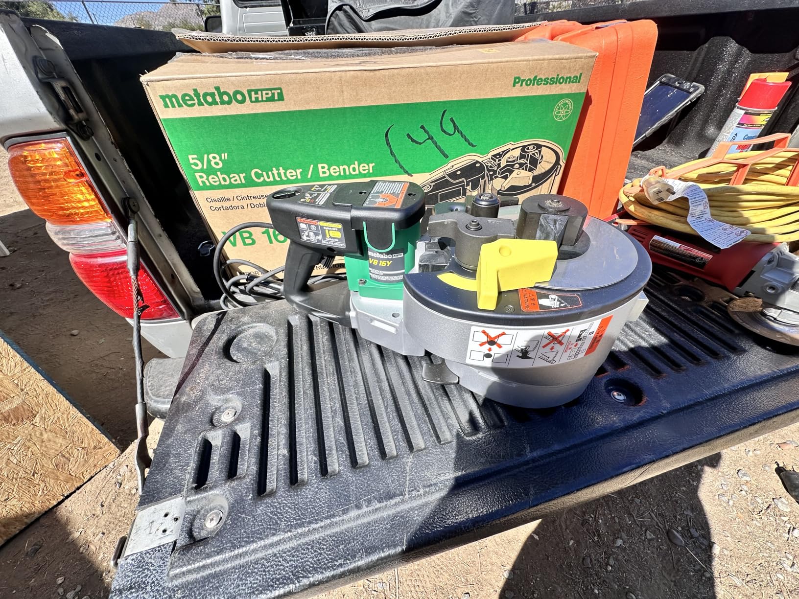 Metabo HPT Portable Rebar Bender and Cutter, 8-Amp Motor, Grade 60 Rebar, Maximum 180 Degree Angle, Variable Speed Trigger, VB16Y customer photo 1
