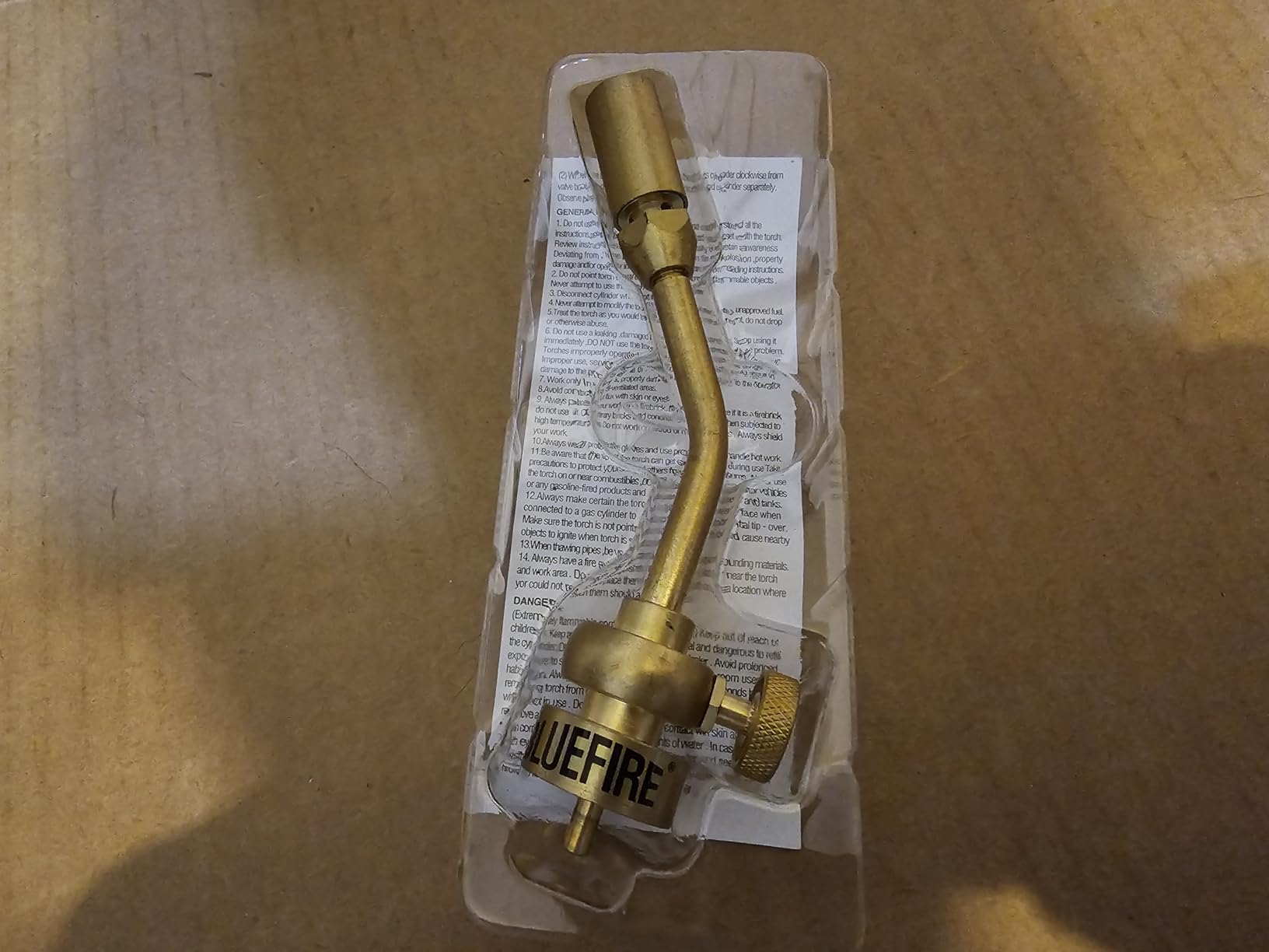 BLUEFIRE Solid Brass Jumbo Pencil Flame Gas Welding Torch Head Nozzle Upgraded Full Metal Version Fuel by MAPP MAP Pro Propane CGA600 Cylinder Bottle (Torch Only) customer photo 1