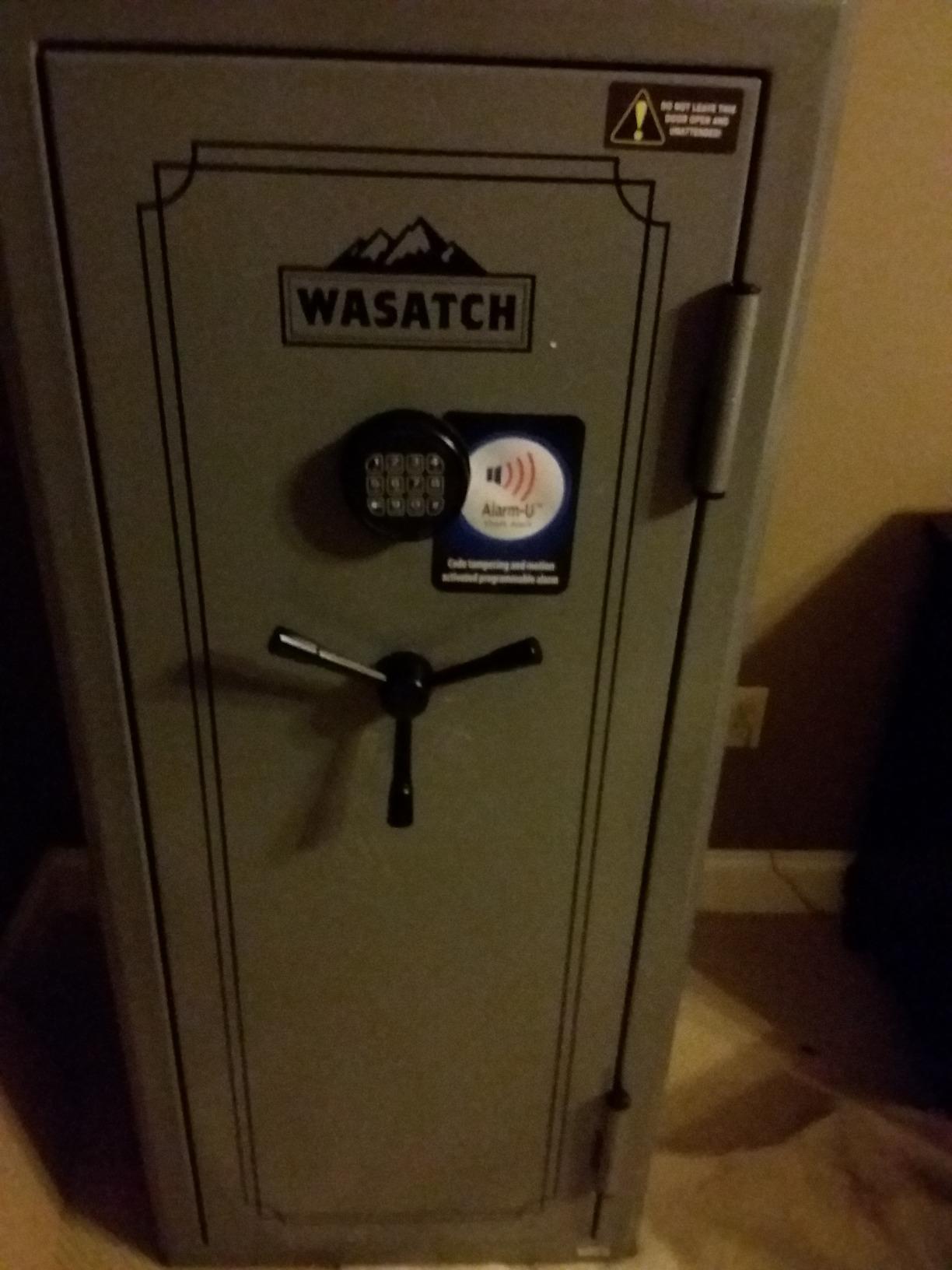 Wasatch 18-Gun Fireproof and Waterproof Safe with Electronic Lock, Gray (18EGW) customer photo 1