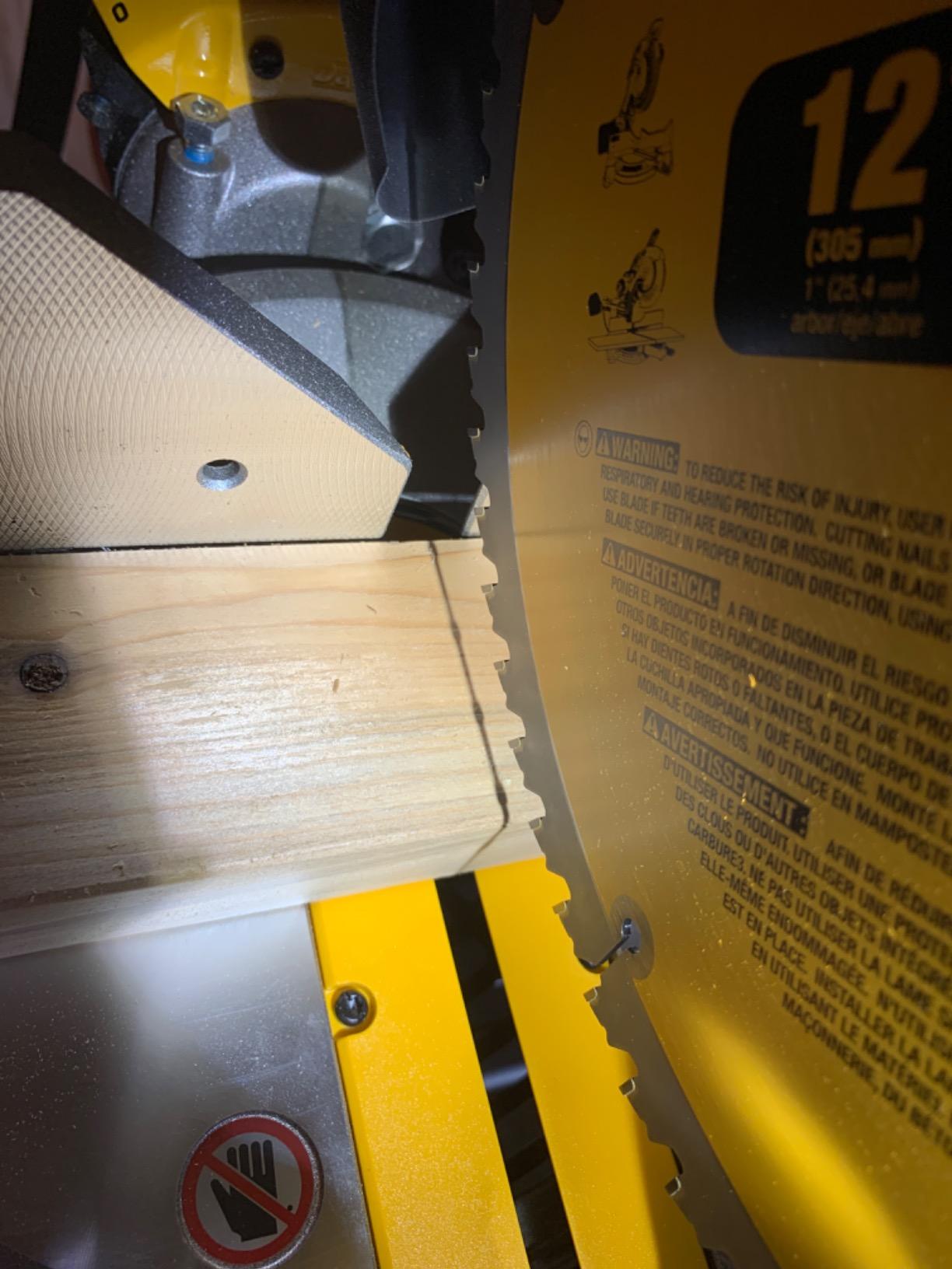 DEWALT Miter Saw, 12-Inch, Double Bevel, Compound, XPS Cutline, 15-Amp (DWS716XPS) customer photo 2