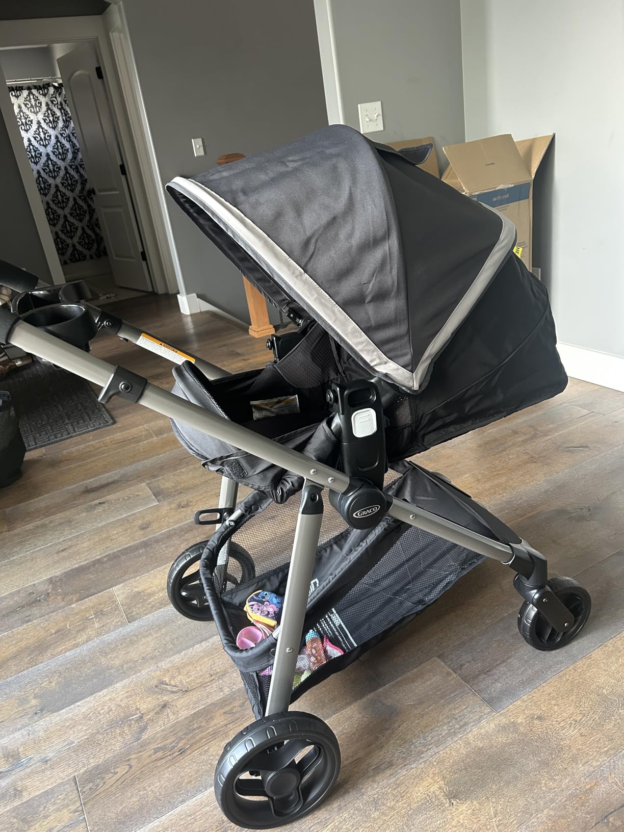 Graco Modes Element Travel System, Baby Car Seat and Stroller Combo, Includes: SnugRide Lite LX Infant Car Seat and Reversible Baby Stroller, Canter customer photo 2