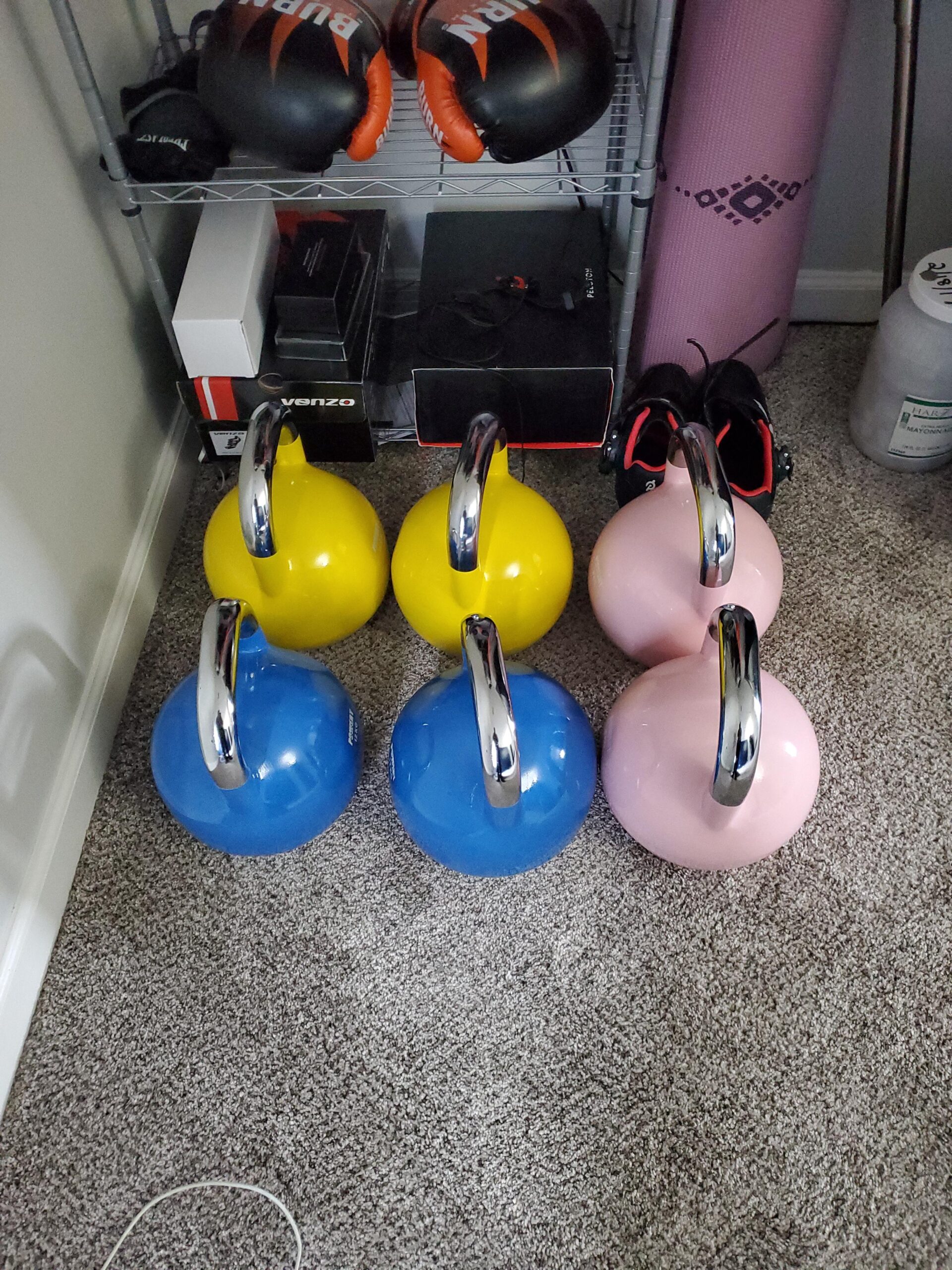 POWERT Competition Kettlebell | Premium Quality Coated Steel | Ergonomic Design | Great for Weight Lifting Workout & Core Strength Training & Muscle Building | Color Coded | Single customer photo 2