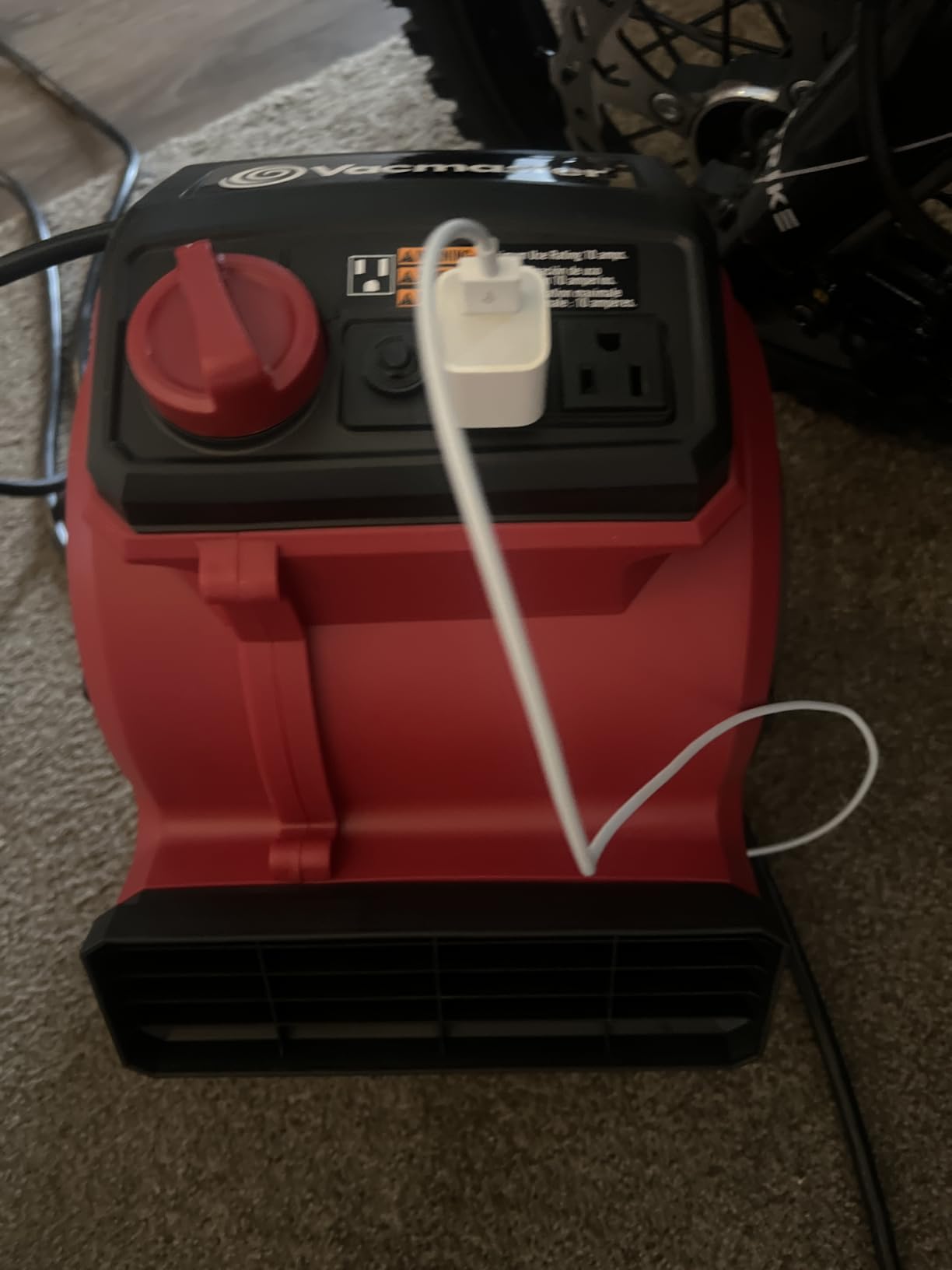 Vacmaster 3 Speed Floor Fan 156W 550CFM Air Mover Utility Blower Fan - AM201 1101 customer photo 1