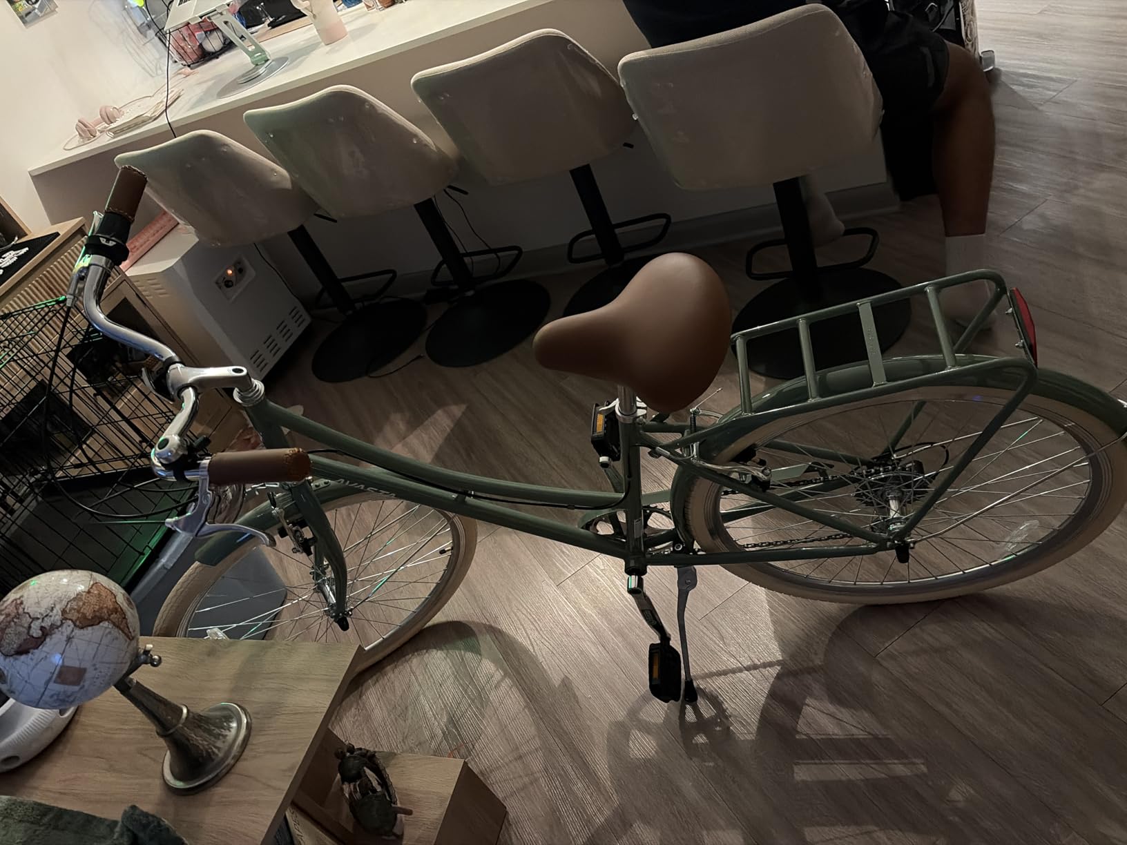 AVASTA Vela 26 Inch High Tensile Steel Frame Women Female Hybrid Bike | Dual V-Brake, Alternative Light or Basket, Wide Saddle, Step-through Frame with Smooth 6-speed for Comfortable Commuting customer photo 2