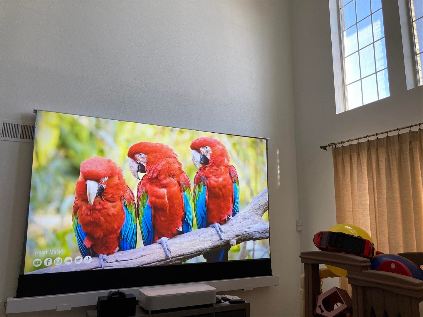 Epson LS800 Ultra Short Throw 3-Chip 3LCD Smart Streaming Laser Projector customer photo 1