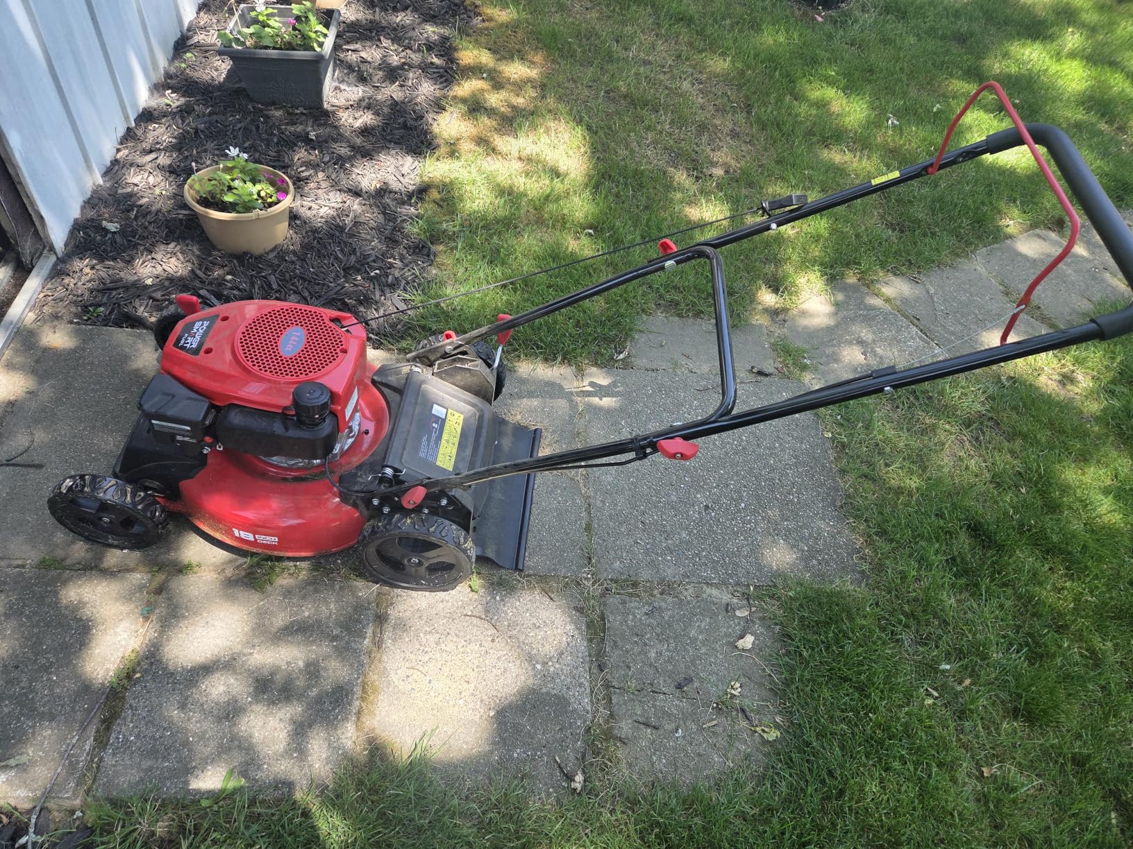 PowerSmart EasyGlide 21-Inch Gas Lawn Mower, 144cc 4-Stroke OHV Engine, Push Walk-Behind, 3-in-1 Mulch/Bag/Side Discharge, Steel Deck, 6 Height Adjustment customer photo 1