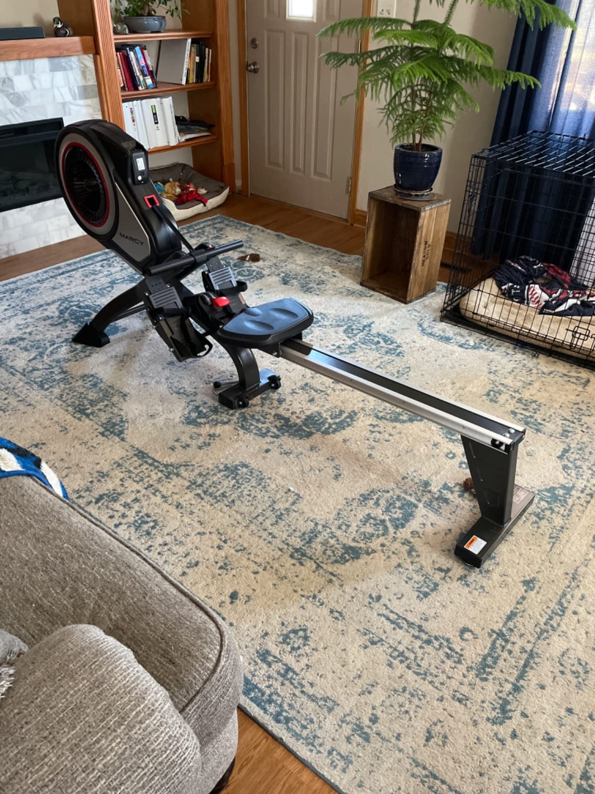 Marcy Air Resistance Rowing Machine with Transport Wheels customer photo 1
