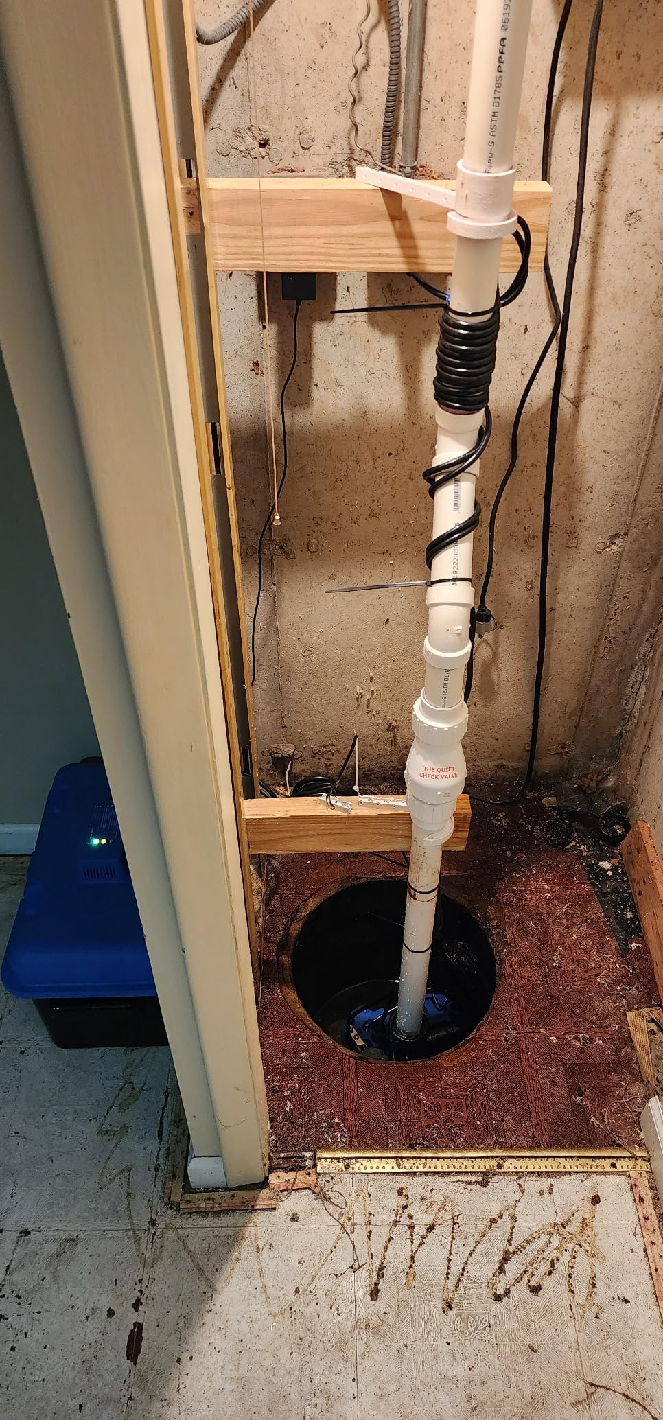 Westinghouse Battery Backup Sump Pump System – 1/2 HP Dual Sump Pumps with Automatic Switchover, Stainless Steel Construction, Top Suction Design, Basement Flood Protection customer photo 3