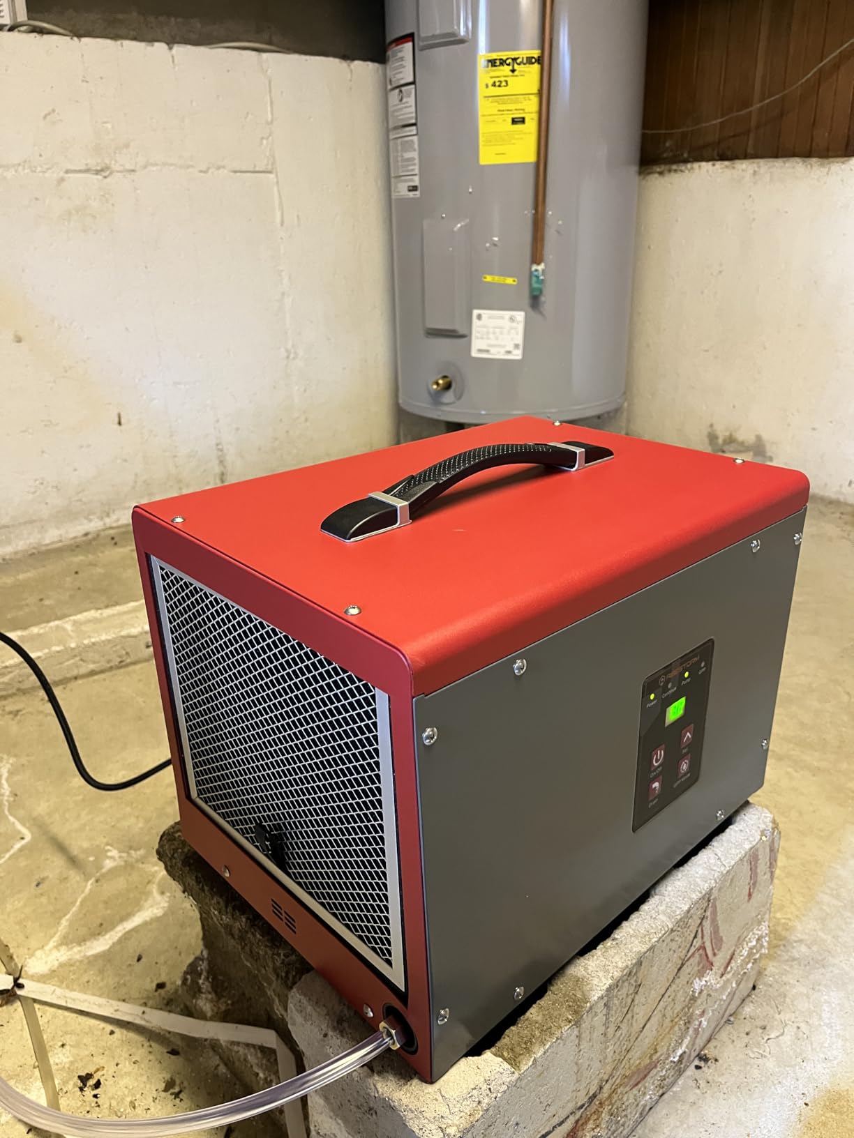 Abestorm Crawl Space Dehumidifiers with Pump and Hose, 70 PPD Compact Portable Commercial Dehumidifier Up to 1,000 sq. ft. Auto Defrost, Memory Starting Crawlspace dehumidifiers for Basements customer photo 2