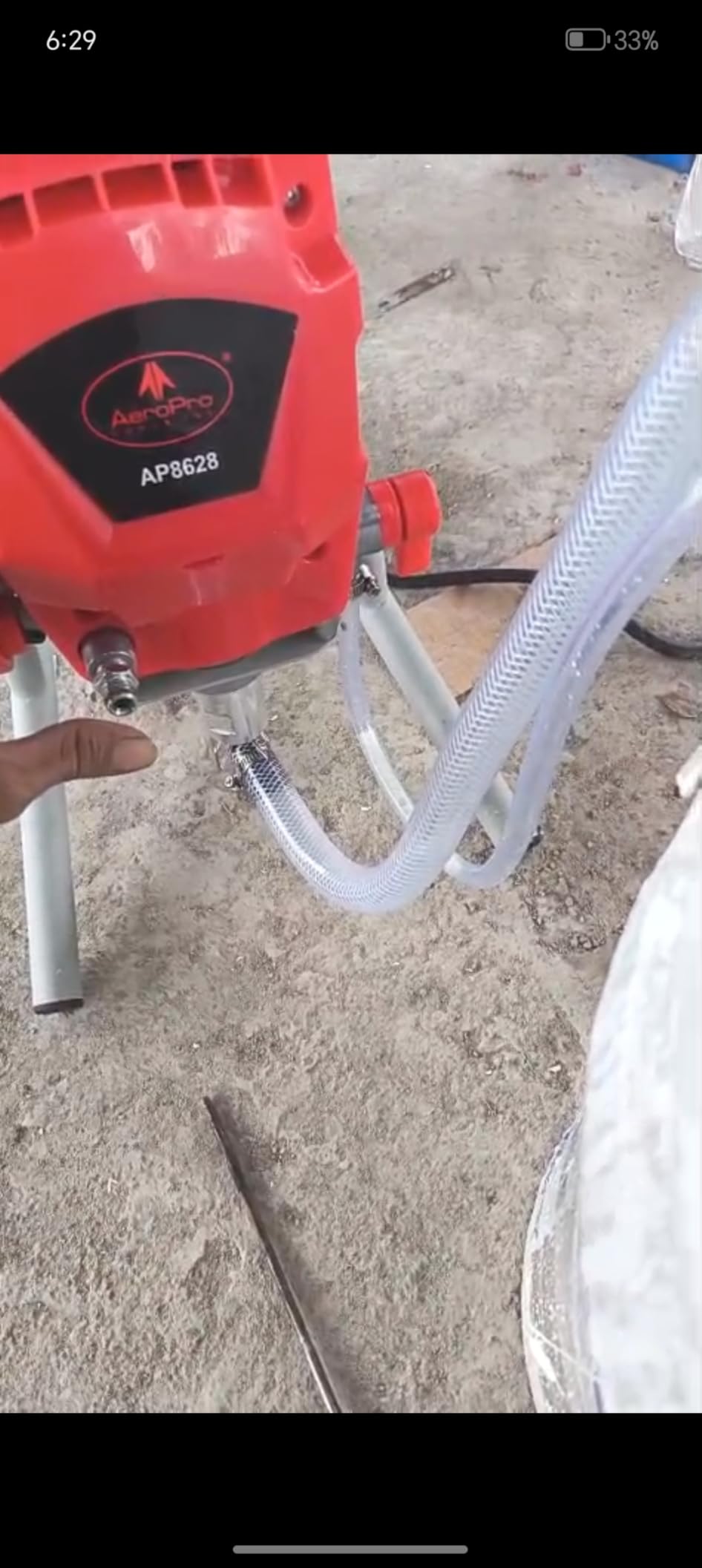 AEROPRO Tools Airless Paint Sprayer, 950W 0.52GPM 3300PSI High Efficiency Airless Sprayer with Tip Extension & Tip Sets customer photo 2