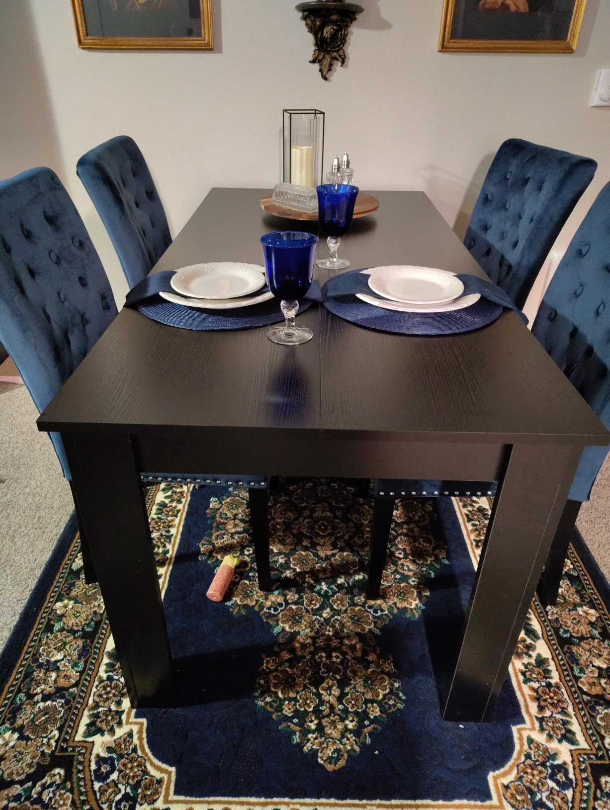 Giantex Large Farmhouse Dining Table - 63
