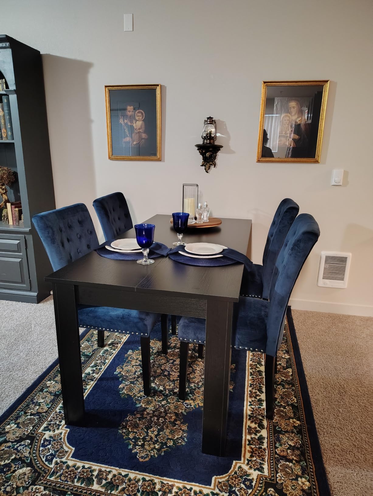 Giantex Large Farmhouse Dining Table - 63
