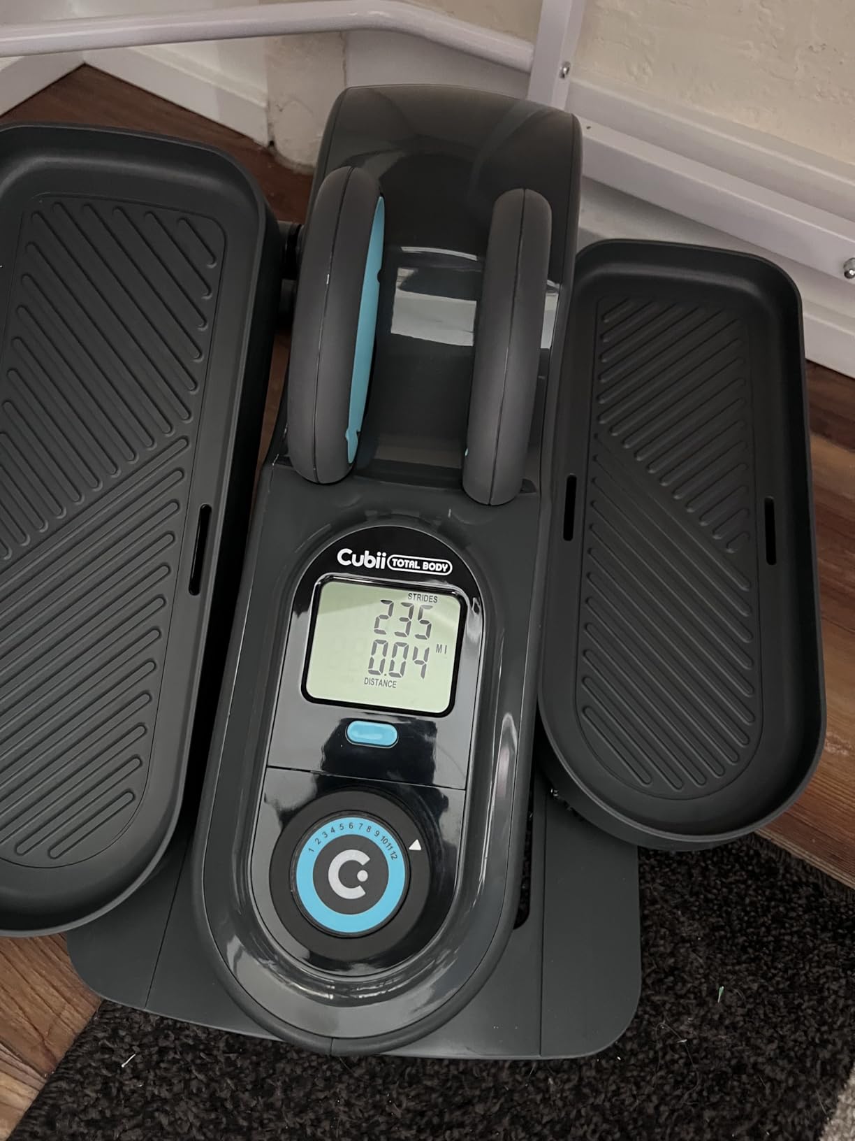 Cubii Total Body Under Desk Elliptical Bike with Built-in Upper Body Resistance Bands | Seated Exercise Machine - Arms + Legs Workout customer photo 2