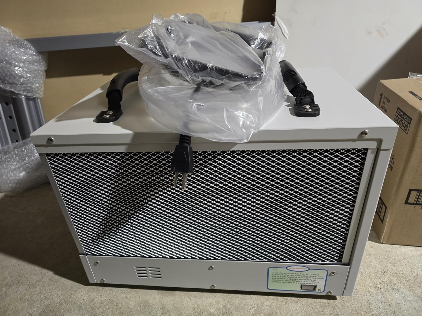 BaseAire Crawlspace Dehumidifier with Pump, Intelligent Dehumidifiers for Commercial, Basement, 70 pints, Compact, Auto Defrost, Memory Starting, Up to 1000 Sq Ft customer photo 2