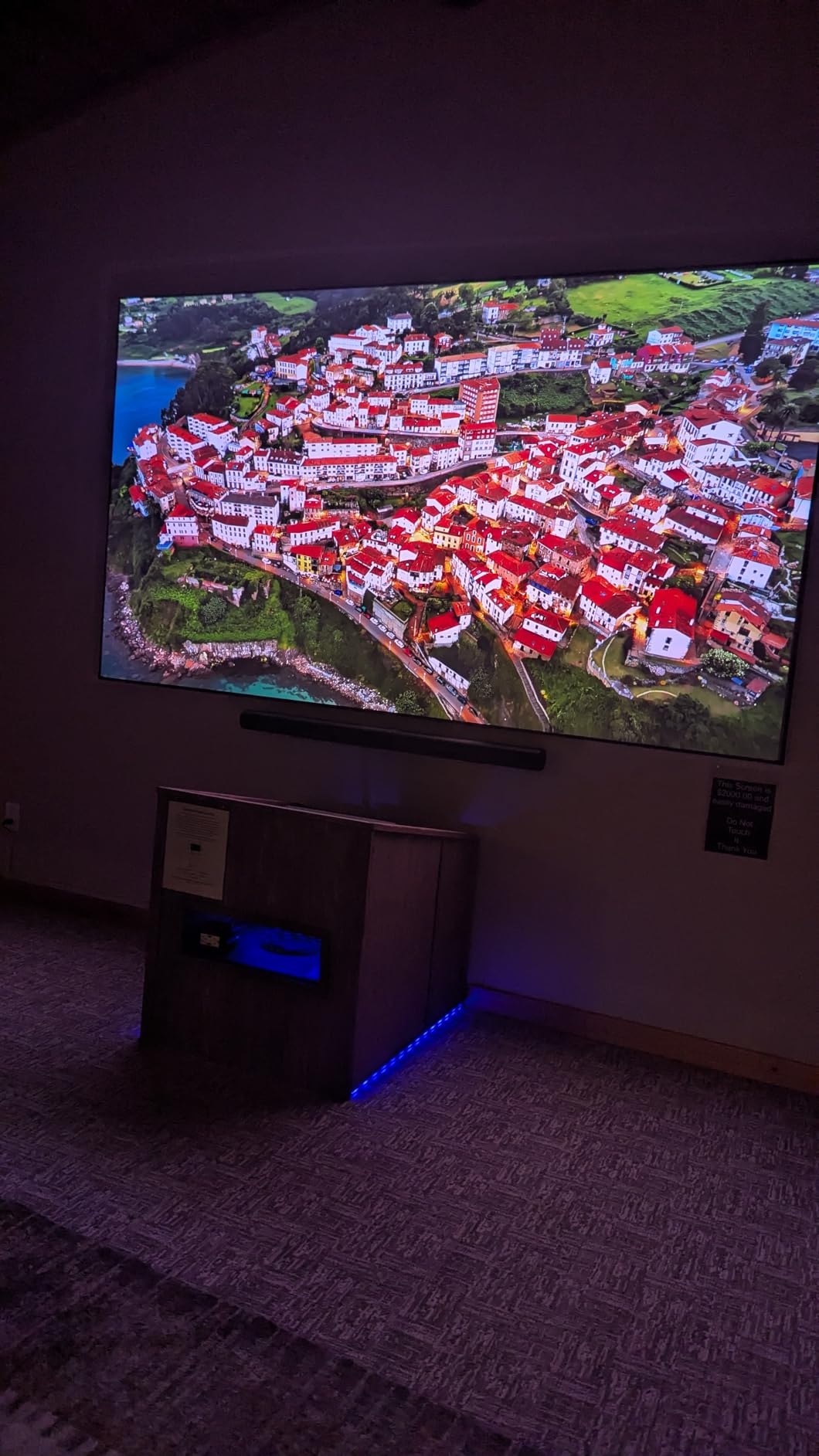 NothingProjector ALR Screen for Ultra Short Throw Projector, 85% Ambient Ceiling Light Rejecting, 100 inch, 4K/8K UHD, Active 3D, Fixed Frame 16:9, Wall Mount Anti Daylight UST, Classic Series NothPJ customer photo 1