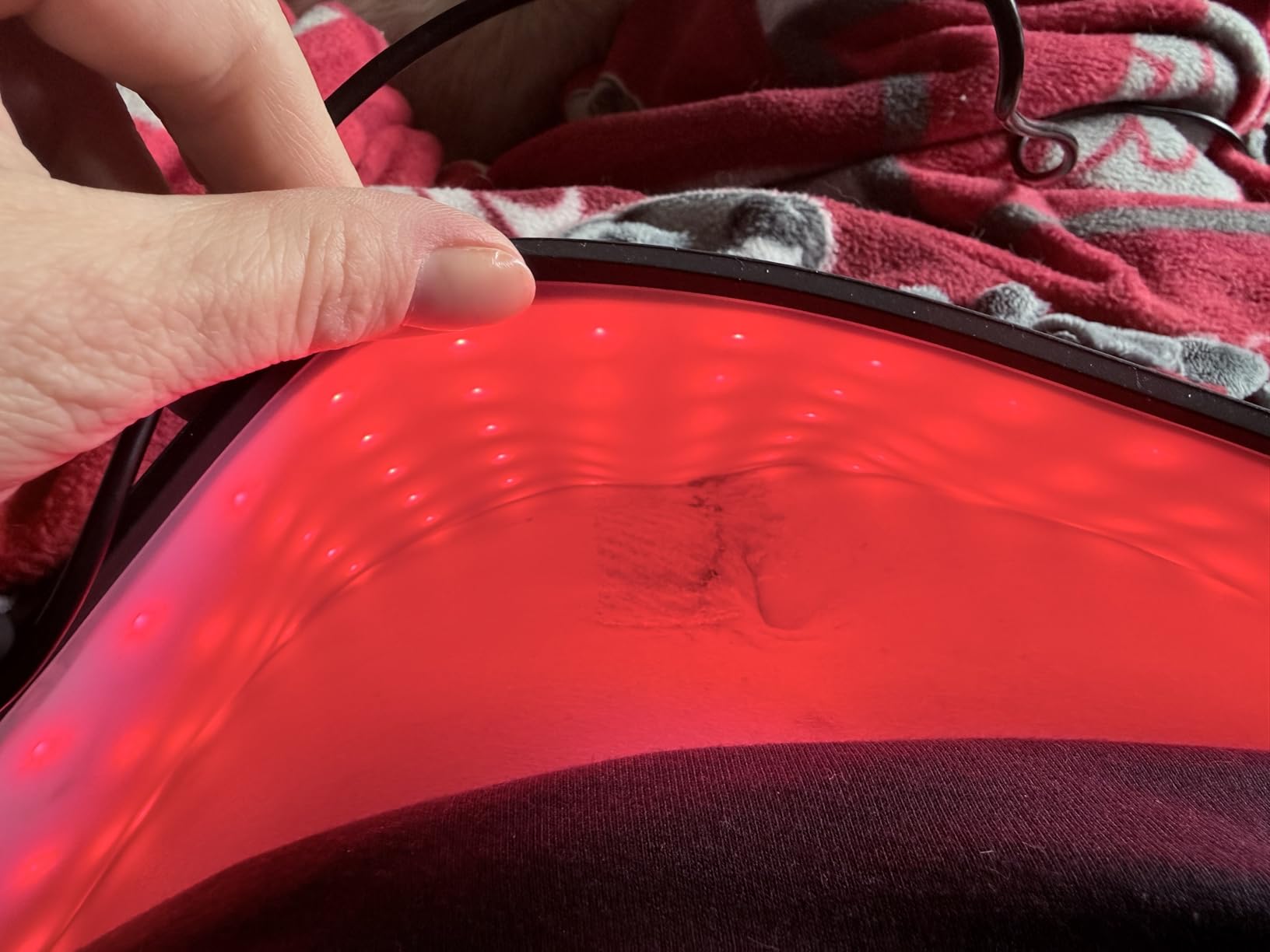 KingPavonini Red Light Therapy for Body, 2-in-1 Red Light Therapy Lamp Convertible to Wearable Belt, 9 Modes, 660nm Red & 850nm Infrared Light Therapy for Face Back Waist Knee, Muscle Recovery customer photo 1