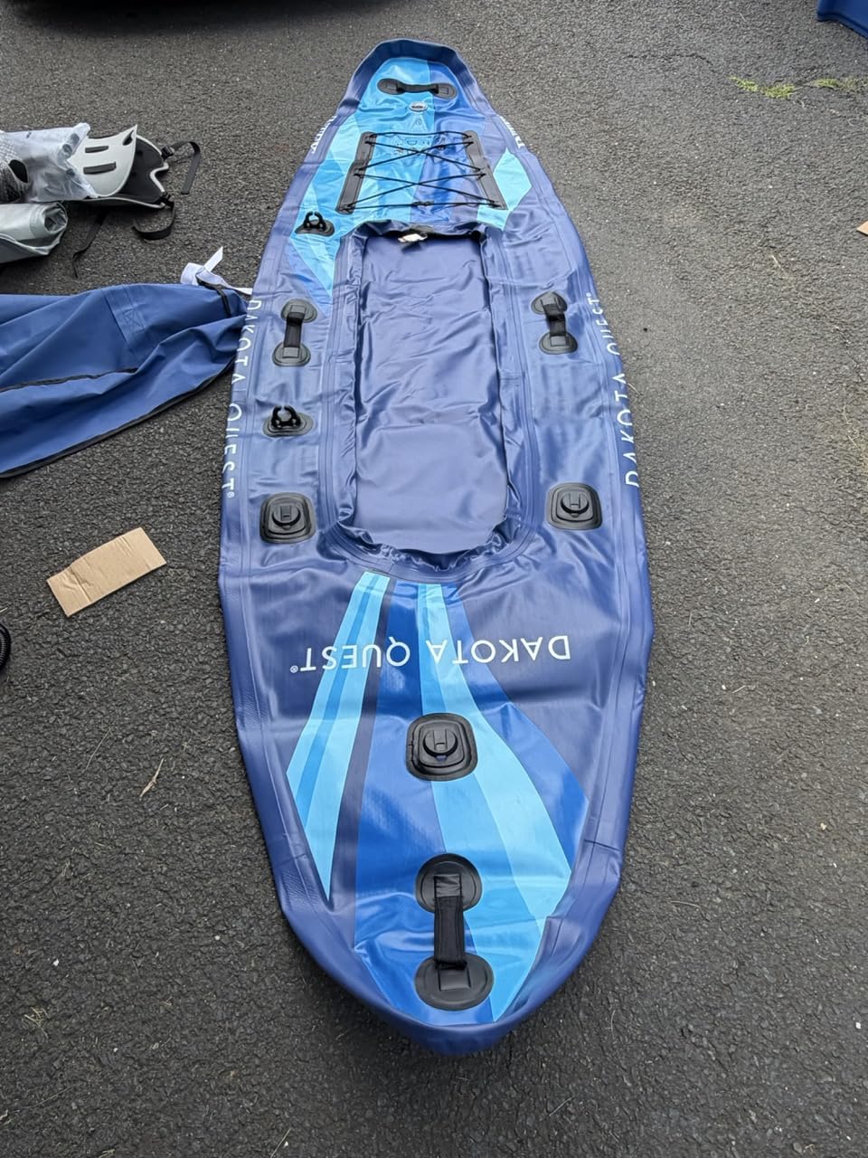 INTEX 68245EP 10.5ft Dakota Quest Sit-On-Top Inflatable Kayak customer photo 2