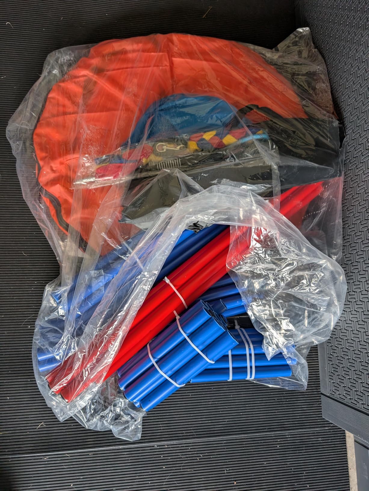 DWVO Dog Agility Accessories Kit: Teaser Pole, 2 Hurdles, 6 Weaving Poles, Agility Tunnel, Pause Box, Full Set of Agility Equipment for Backyard Indoors Outdoors customer photo 1