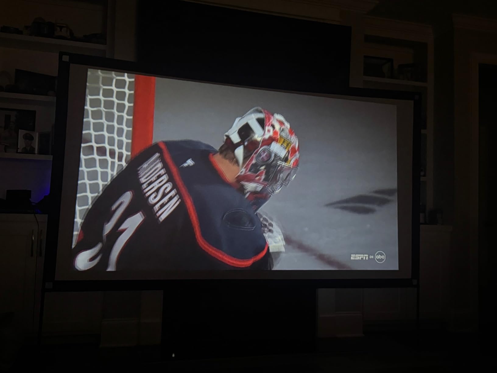 120inch Projector Screen with Stand: Portable Projector Screen Outdoor Indoor Front/Rear 16:9 4K HD with Carry Bag Sandbag - Movie Screen for Backyard Moive Night, Camping, Theater customer photo 1