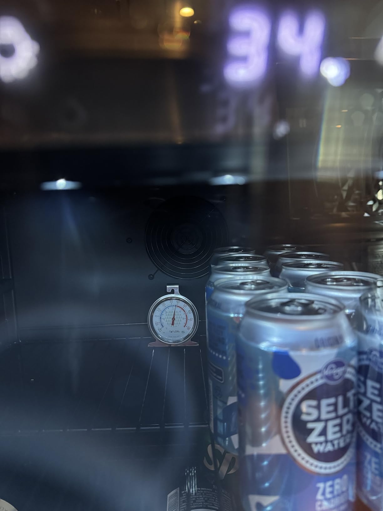 Ca'Lefort 24 Inch Beverage Refrigerator - 180 Can Beverage Fridge with 34°-54°F, Built in or Freestanding Beverage Cooler with Glass Door and 3 LED, Drink Fridge for Home/Kitchen(5.65 cu.ft) customer photo 1
